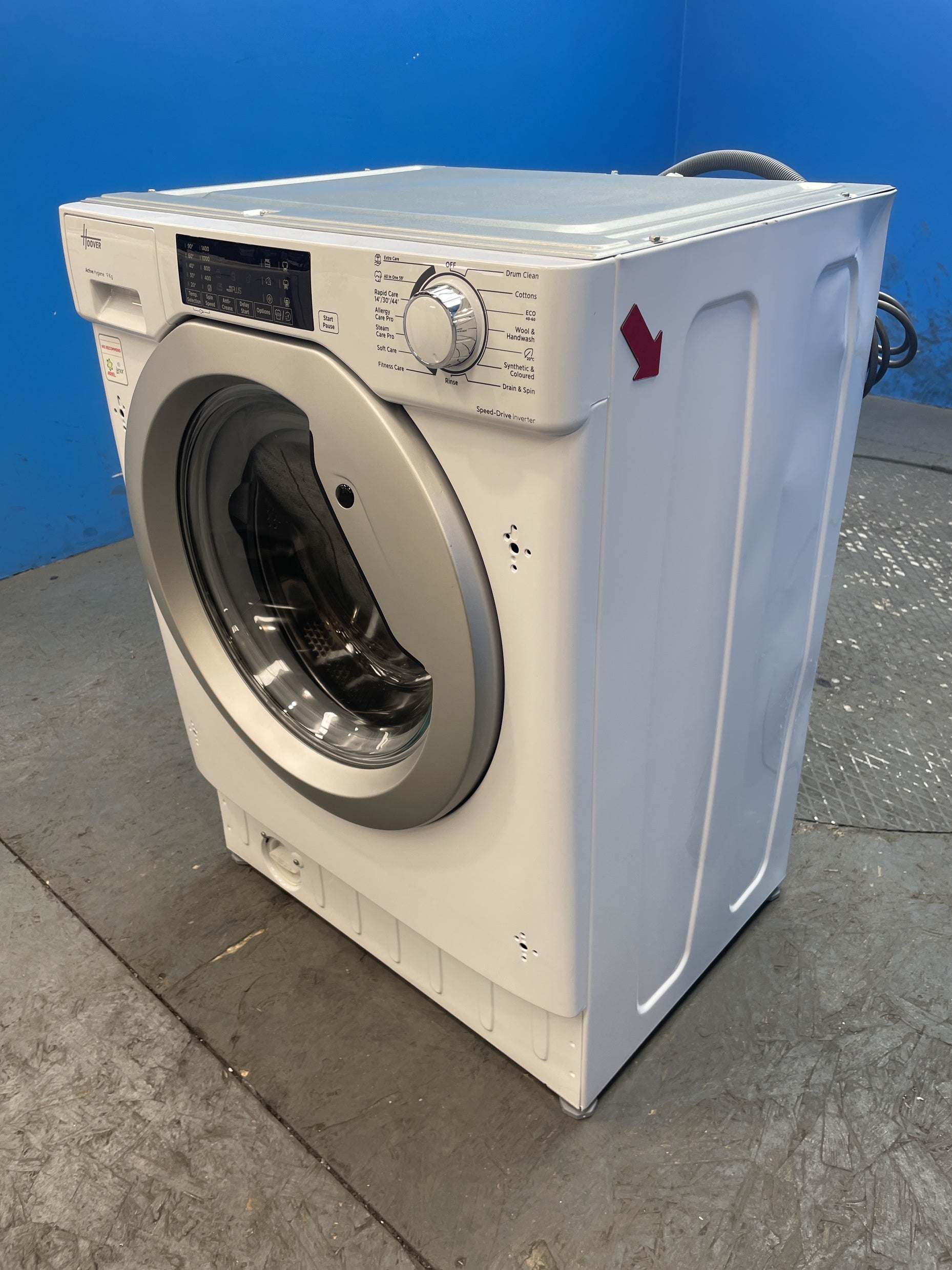 #GRC-154-983 - Hoover HBWS 494DMSW5-80 Integrated 9kg 1400rpm Washing Machine