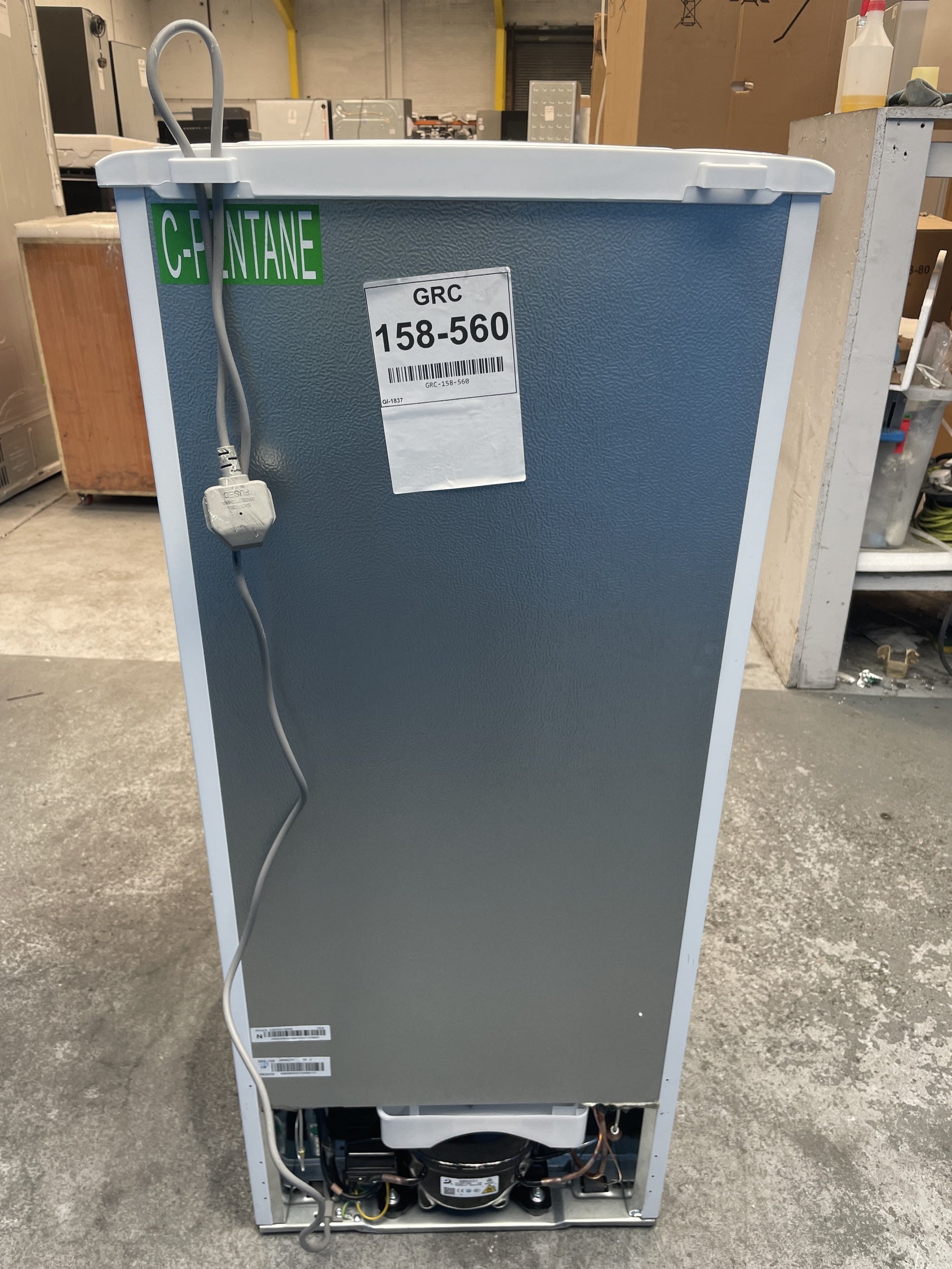 #GRC-158-560 - Candy CDH1S313EWK Slimline 117 Litre Top Mount Fridge Freezer