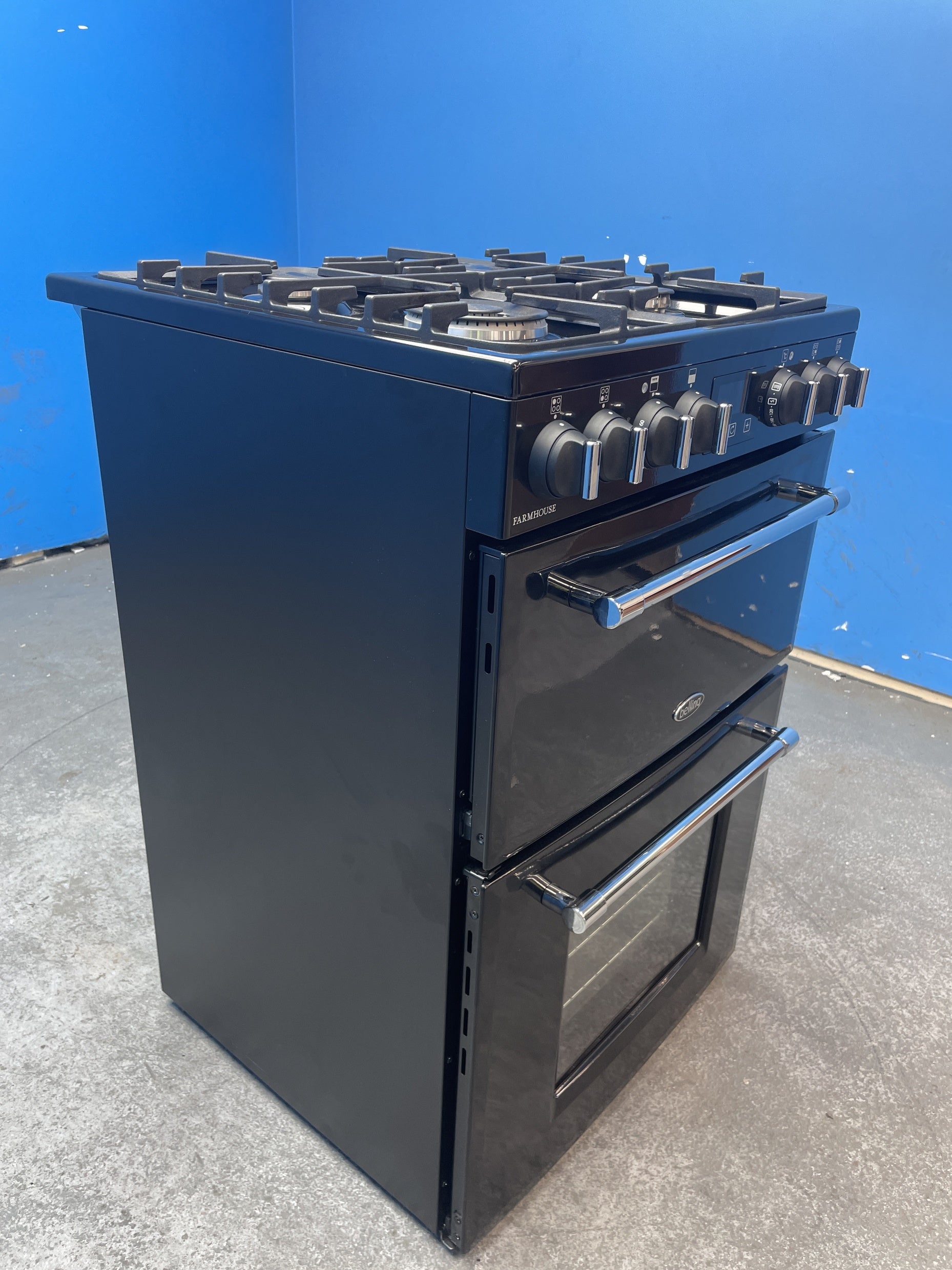 #GRC-159-418 - Belling Farmhouse 60cm Dual Fuel Cooker with Double Oven