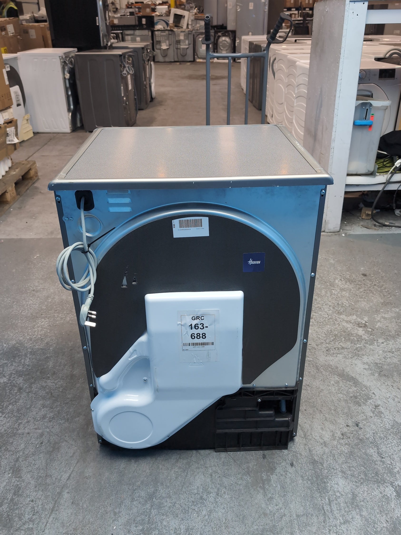 #GRC-163-688 - Hoover 10kg Condenser Tumble Dryer – WiFi Connected, Grey, B Energy Rating