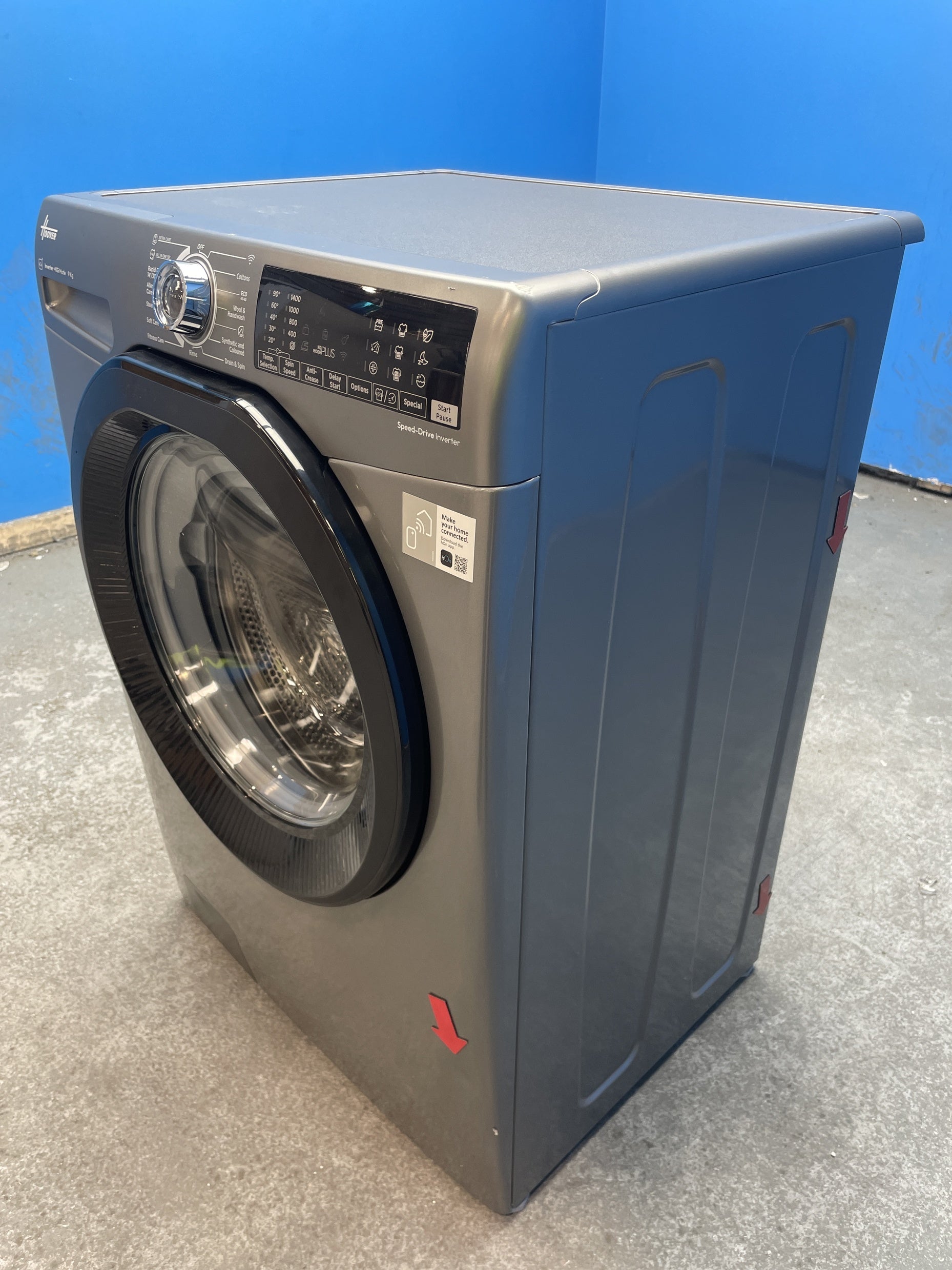 #GRC-158-349 - Hoover H3WPS496TAMBR680 9kg 1400 Spin Washing Machine