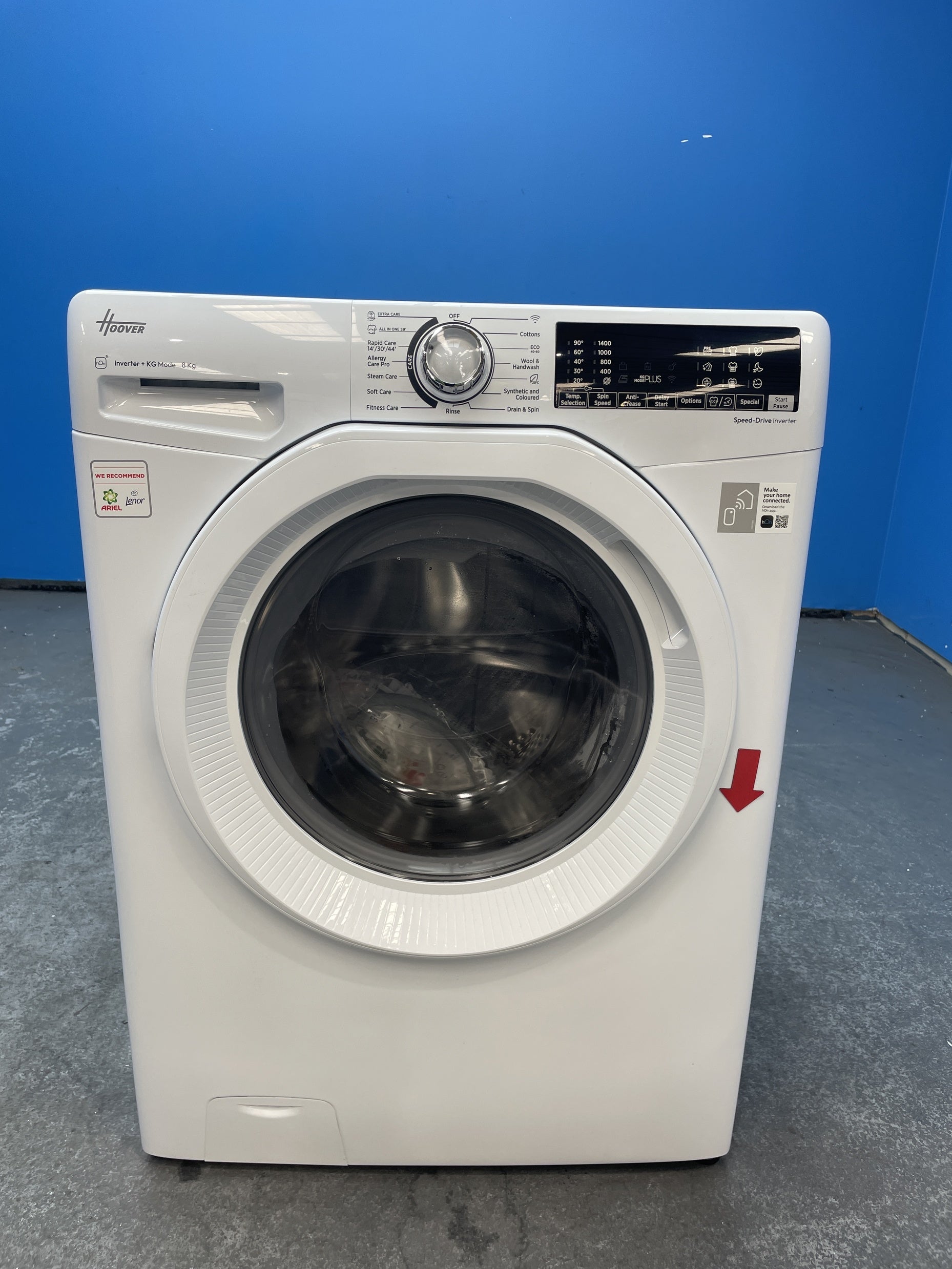 #GRC-159-713 - Hoover H3WPS486TAM6 8kg 1400 Spin Washing Machine