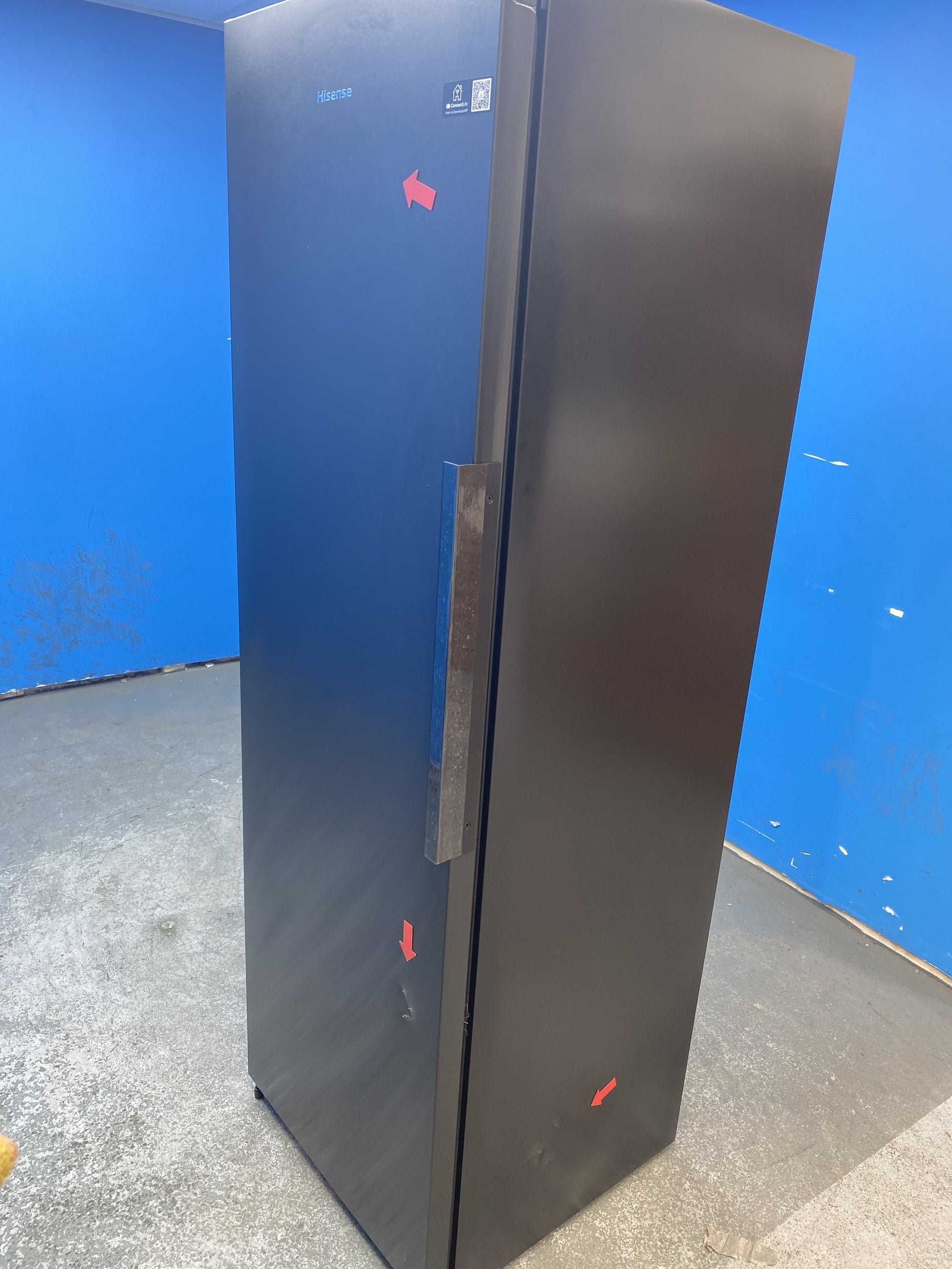 #GRC-157-198 - Hisense FT5K310GSFC KitchenFit No Frost Tall Upright Freezer