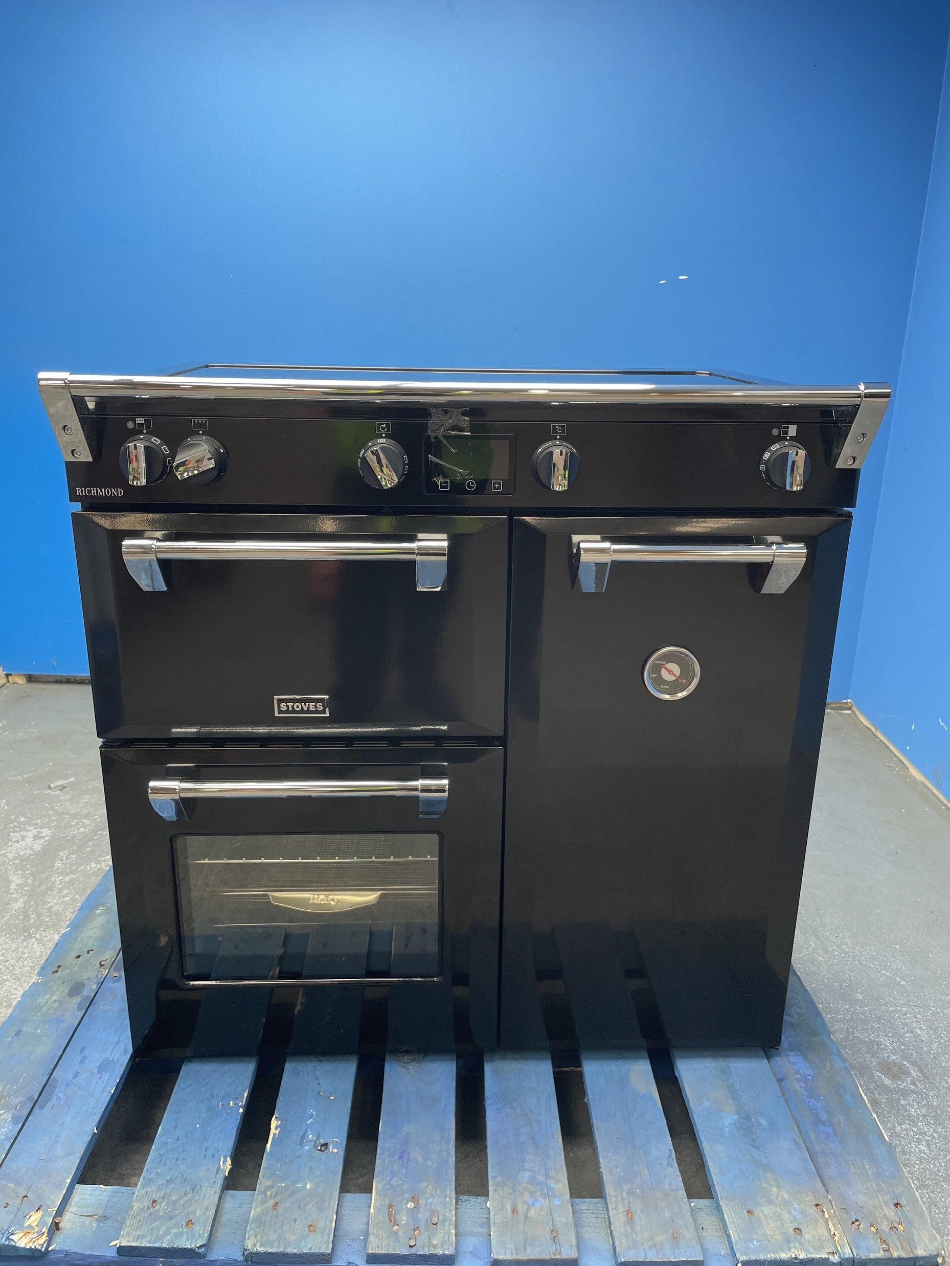 #GRC-163-741 - Stoves Richmond 90cm Induction Range Cooker – 174L Capacity, AirFry, Black