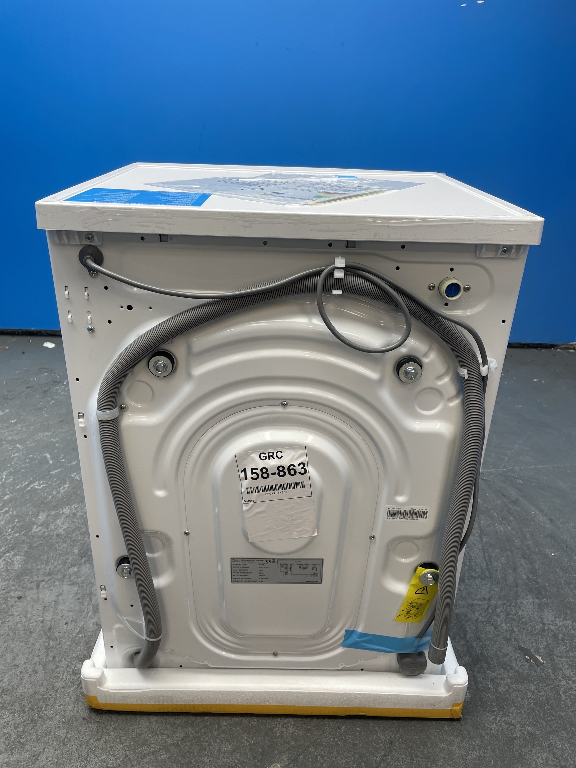 #GRC-158-863 - Midea MF20EW90WB 9kg 1300rpm Wi-Fi Washing Machine
