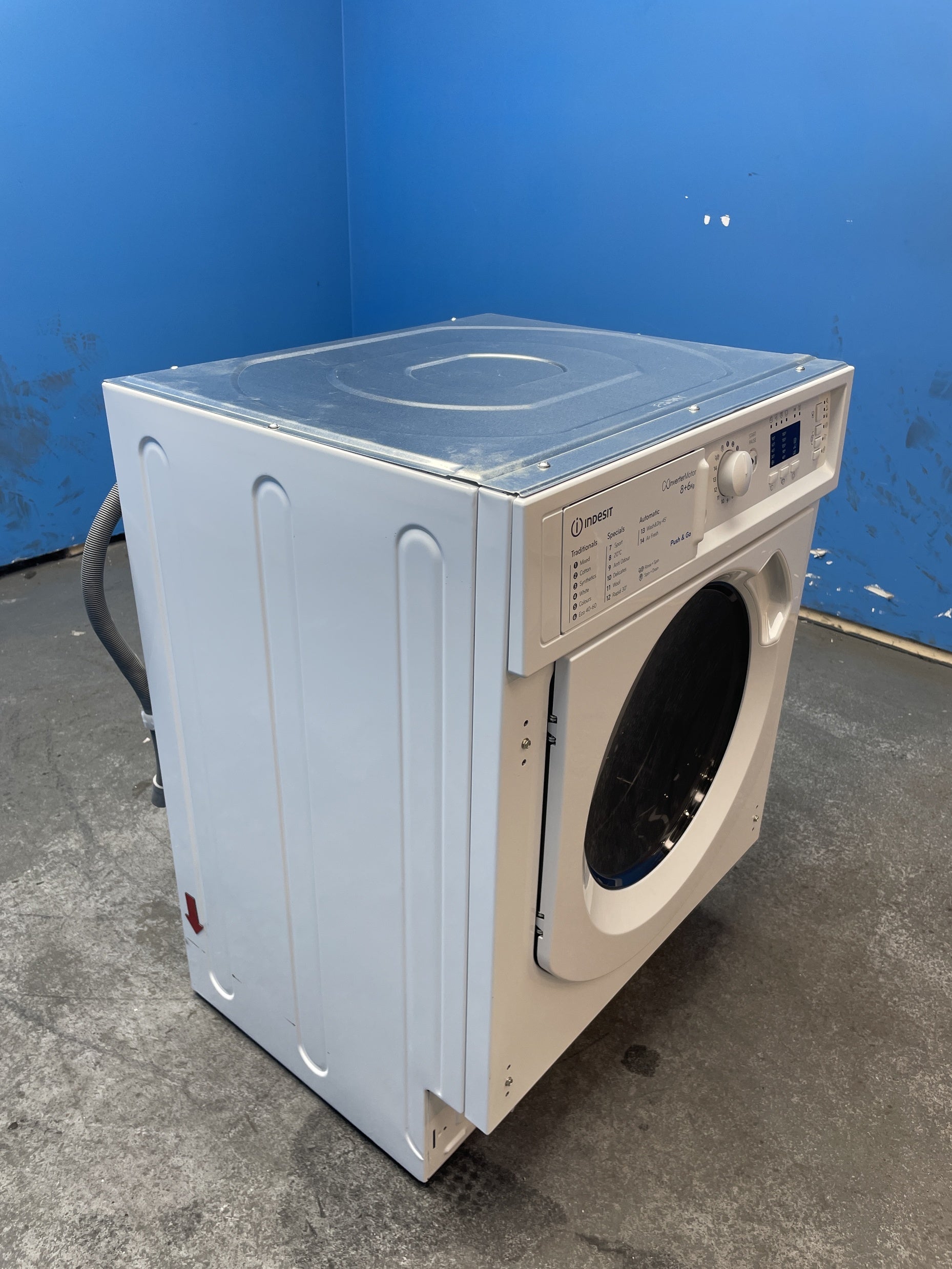 #GRC-160-105 - Indesit BI WDIL 861485 UK 8/6kg 1400rpm Integrated Washer Dryer