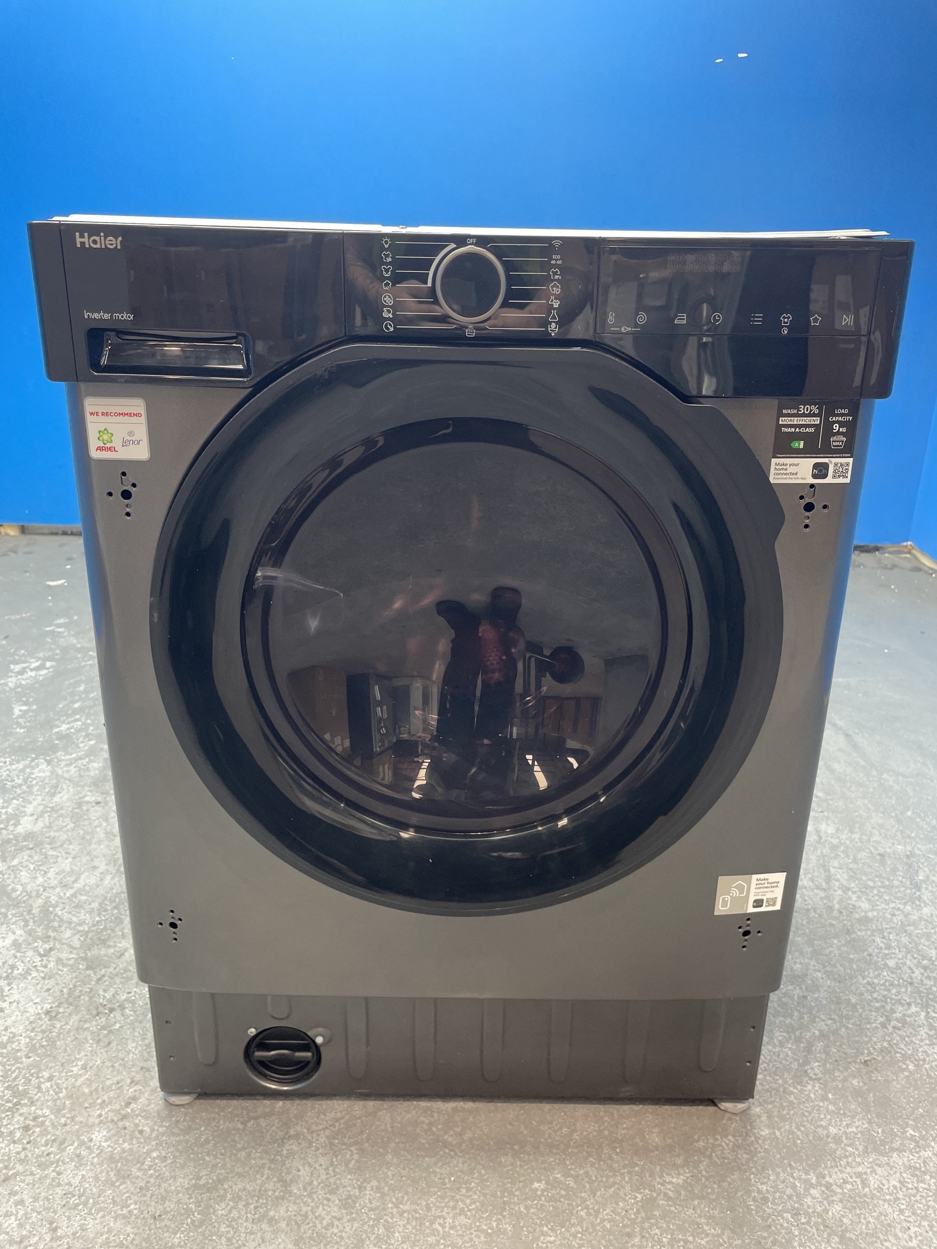 #GRC-153-973 - Hoover BHA6S69M6DB9RJ80 Series 6 Integrated 9kg 1600rpm Washing Machine