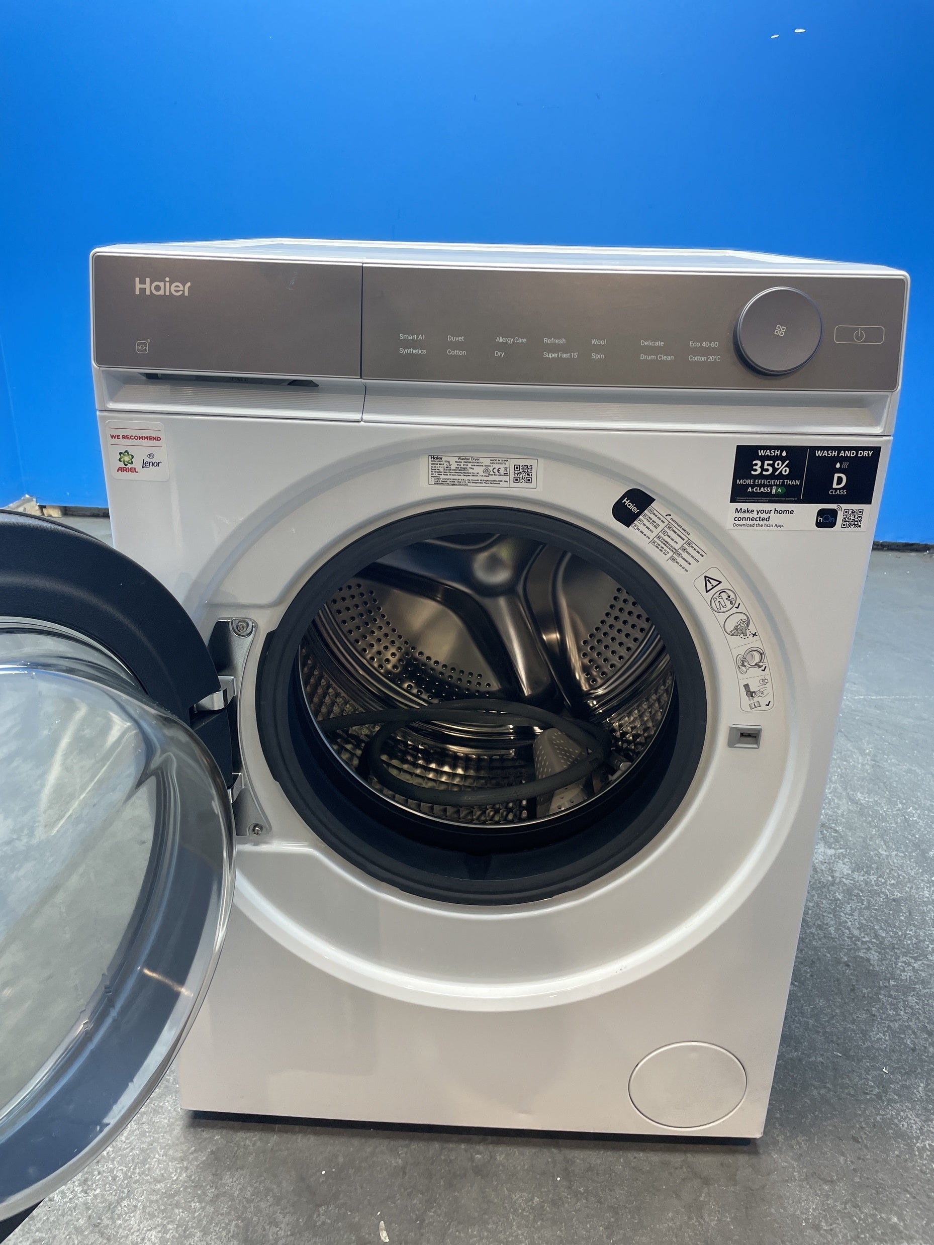 #GRC-159-858 - Haier X Series 7 HWD90-B14367U1 9kg/6kg 1400rpm Washer Dryer
