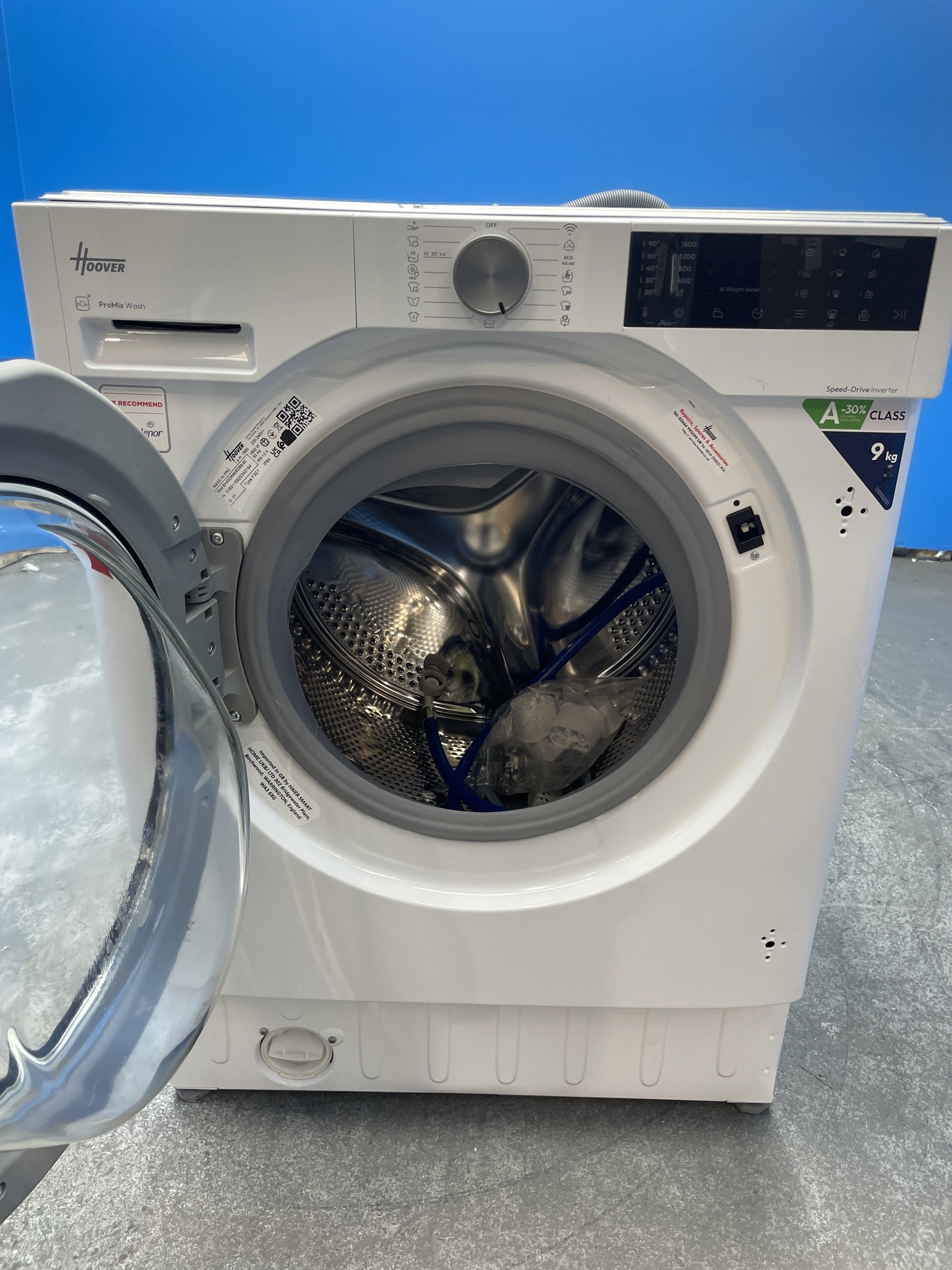 #GRC-155-236 - Hoover H-WASH 400 BH4SD69M6DB9-80 Integrated 9kg 1600rpm Washing Machine