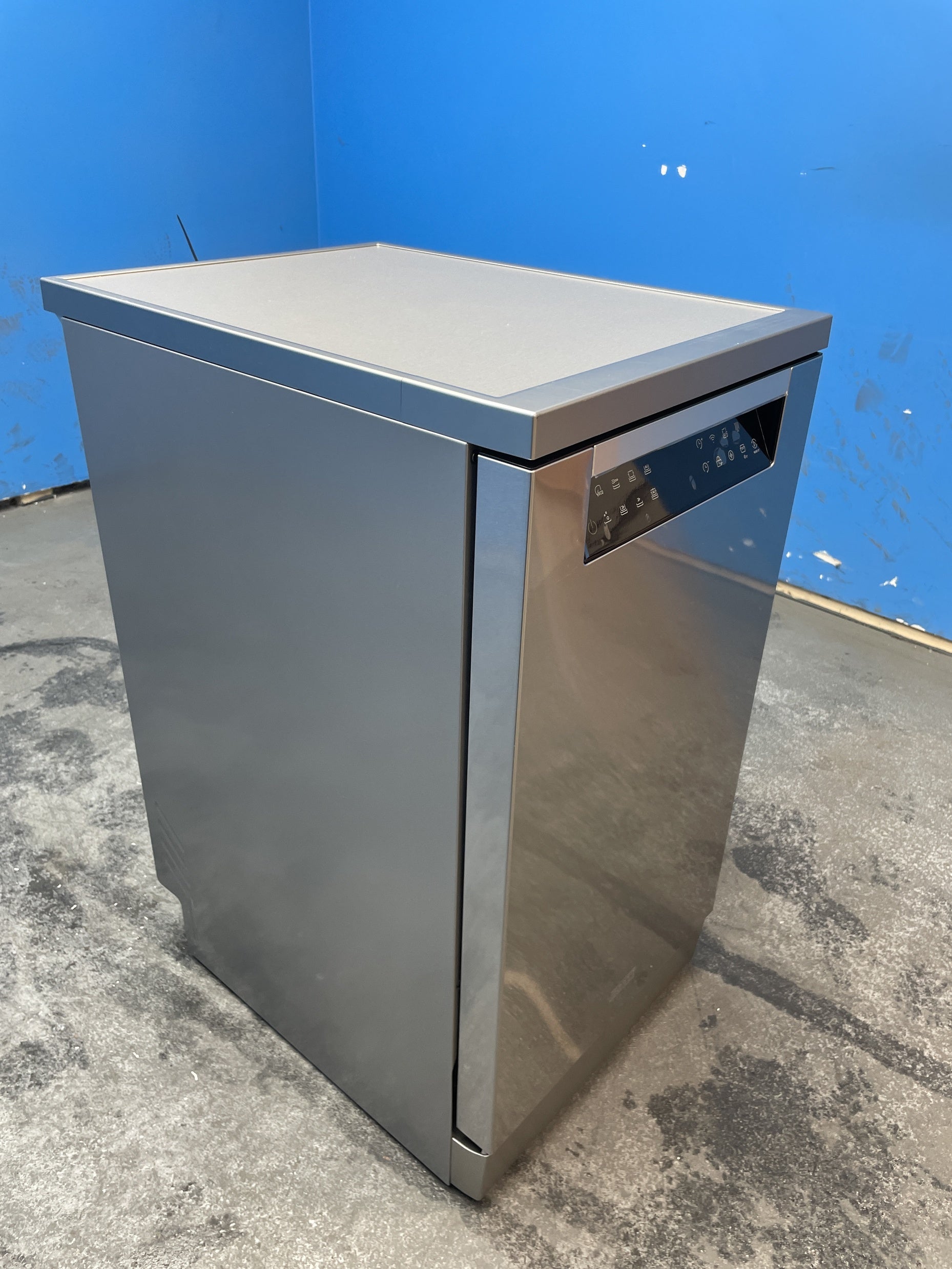 #GRC-163-473 - Haier I-Pro Shine 5 45cm Slimline Dishwasher – 11 Place Settings, WiFi Connected, Silver