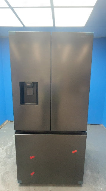 #GRC-163-641 - Samsung 81.7cm French Door Fridge Freezer – 495L, Black, Total No Frost