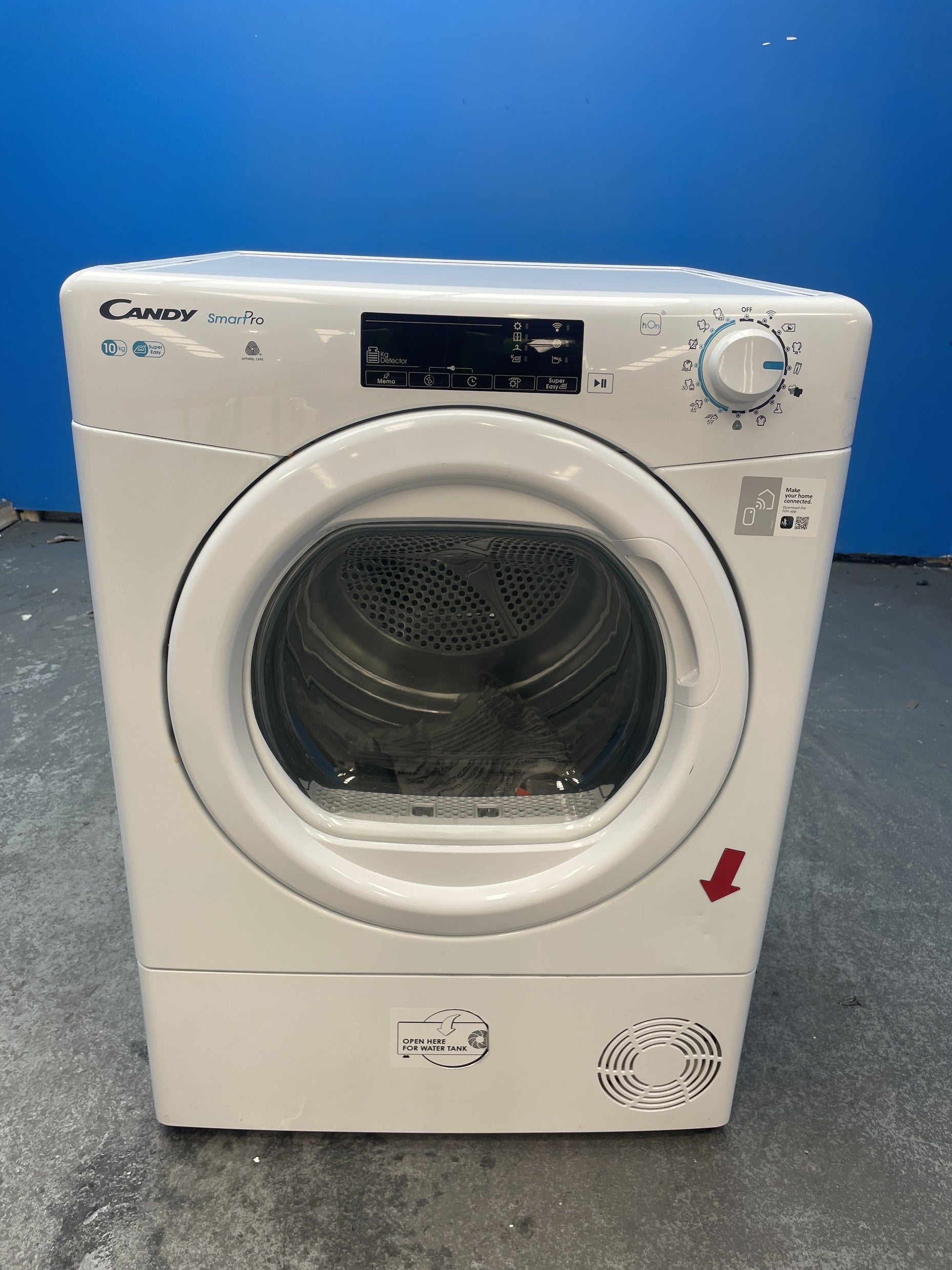 #GRC-158-613 - Candy Smart Pro CSOE C10TG 10kg Condenser Tumble Dryer