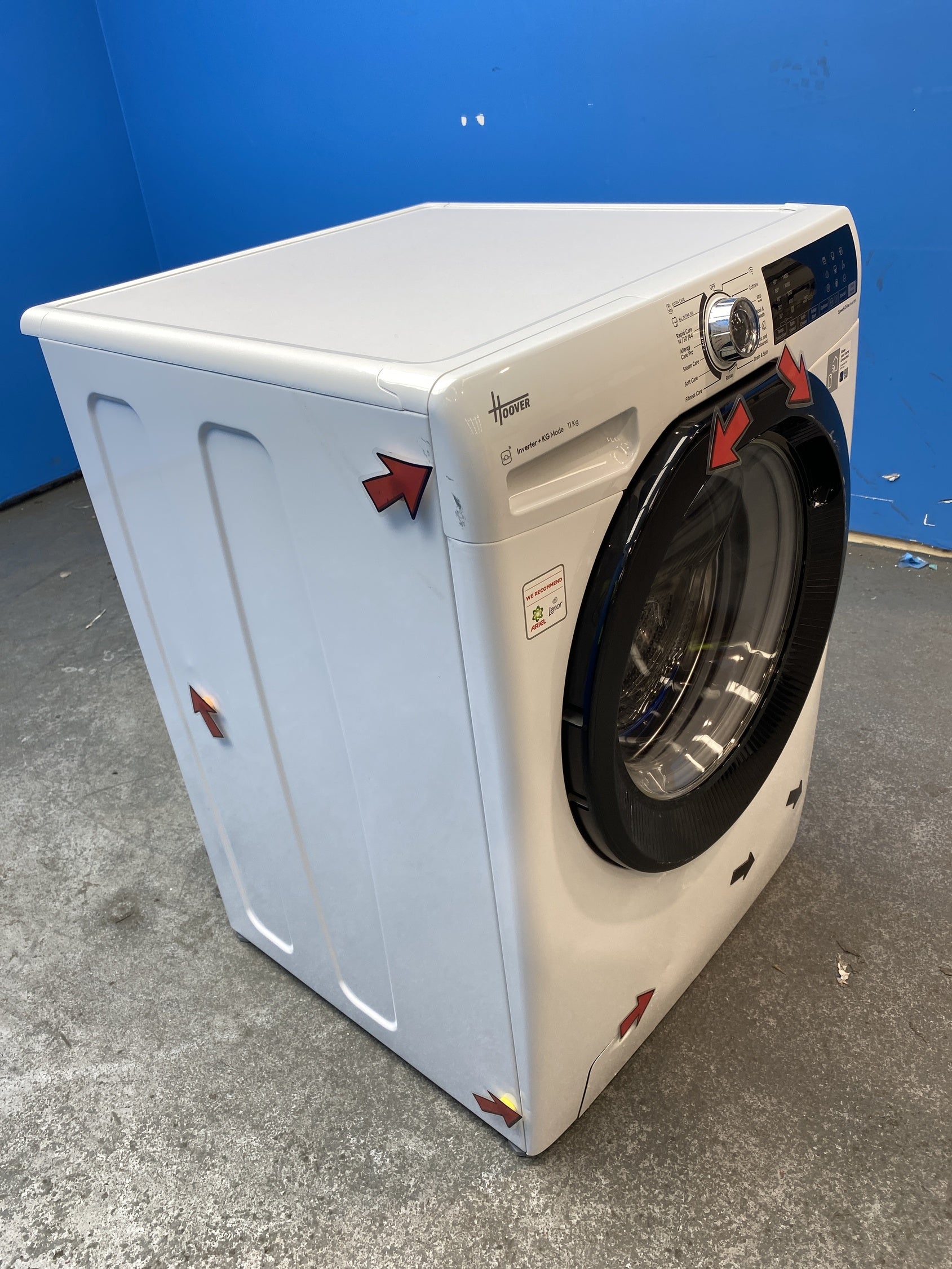 #GRC-156-069 - Hoover H3WPS4116TAMB5 11kg 1400 Spin Washing Machine