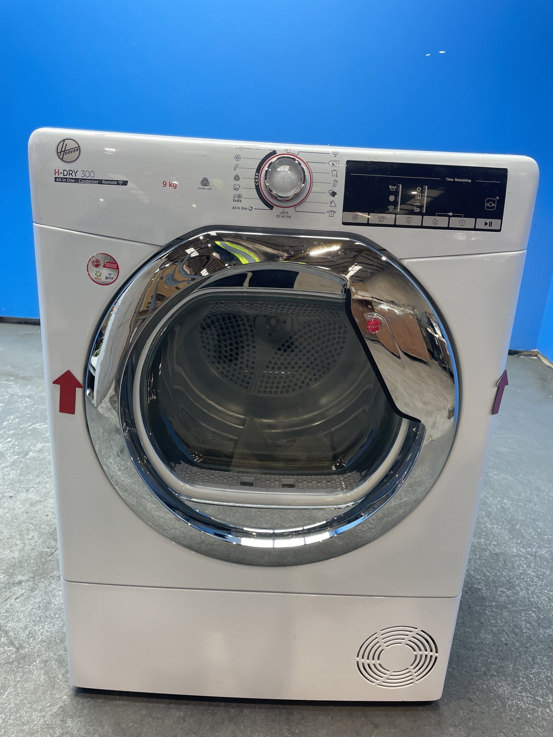 #GRC-158-527 - Hoover HLE C9TCG-80 9kg Condenser Tumble Dryer