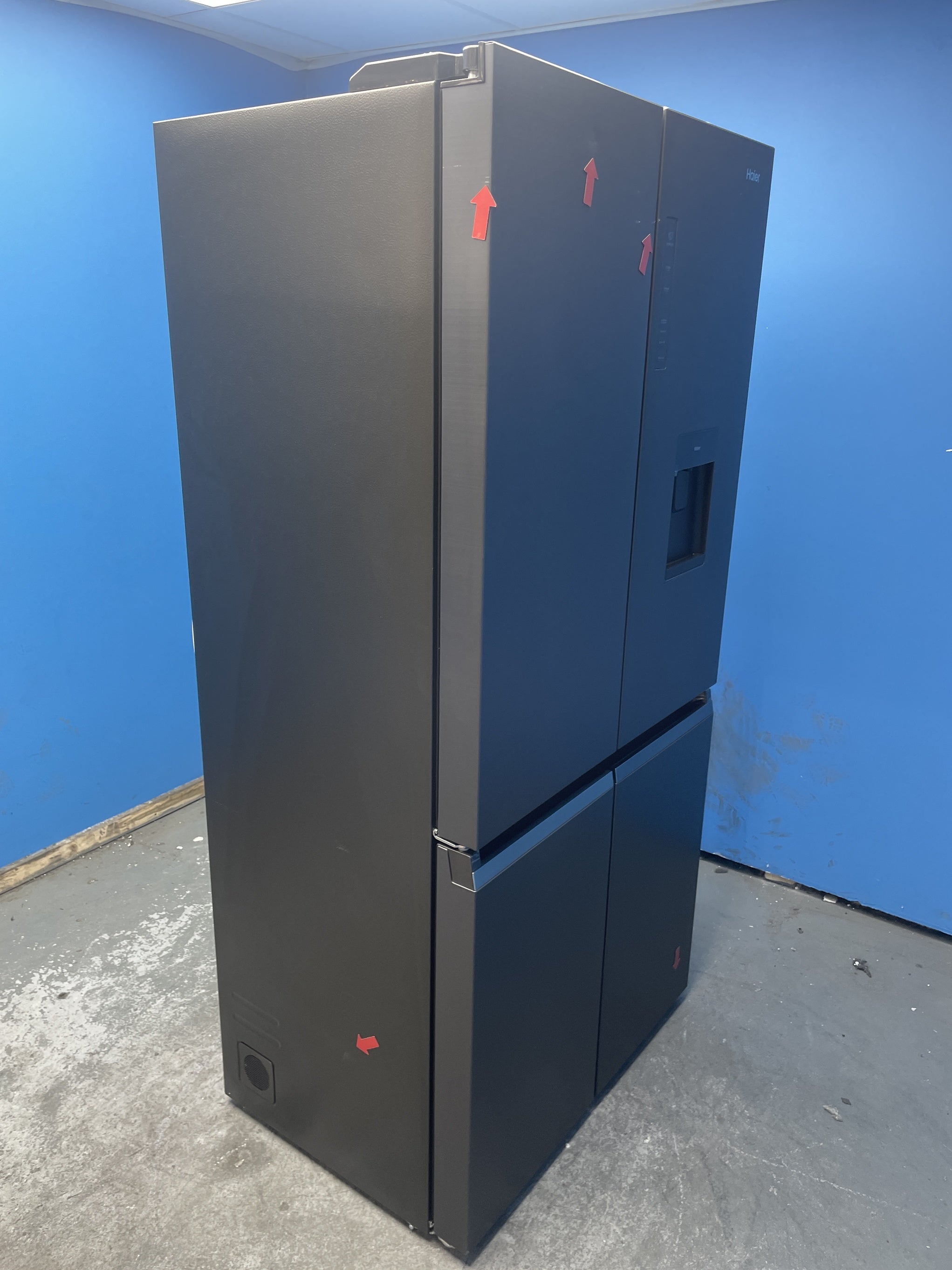 #GRC-159-072 - Haier HCR5919EHMB 528 Litre American Style Fridge Freezer