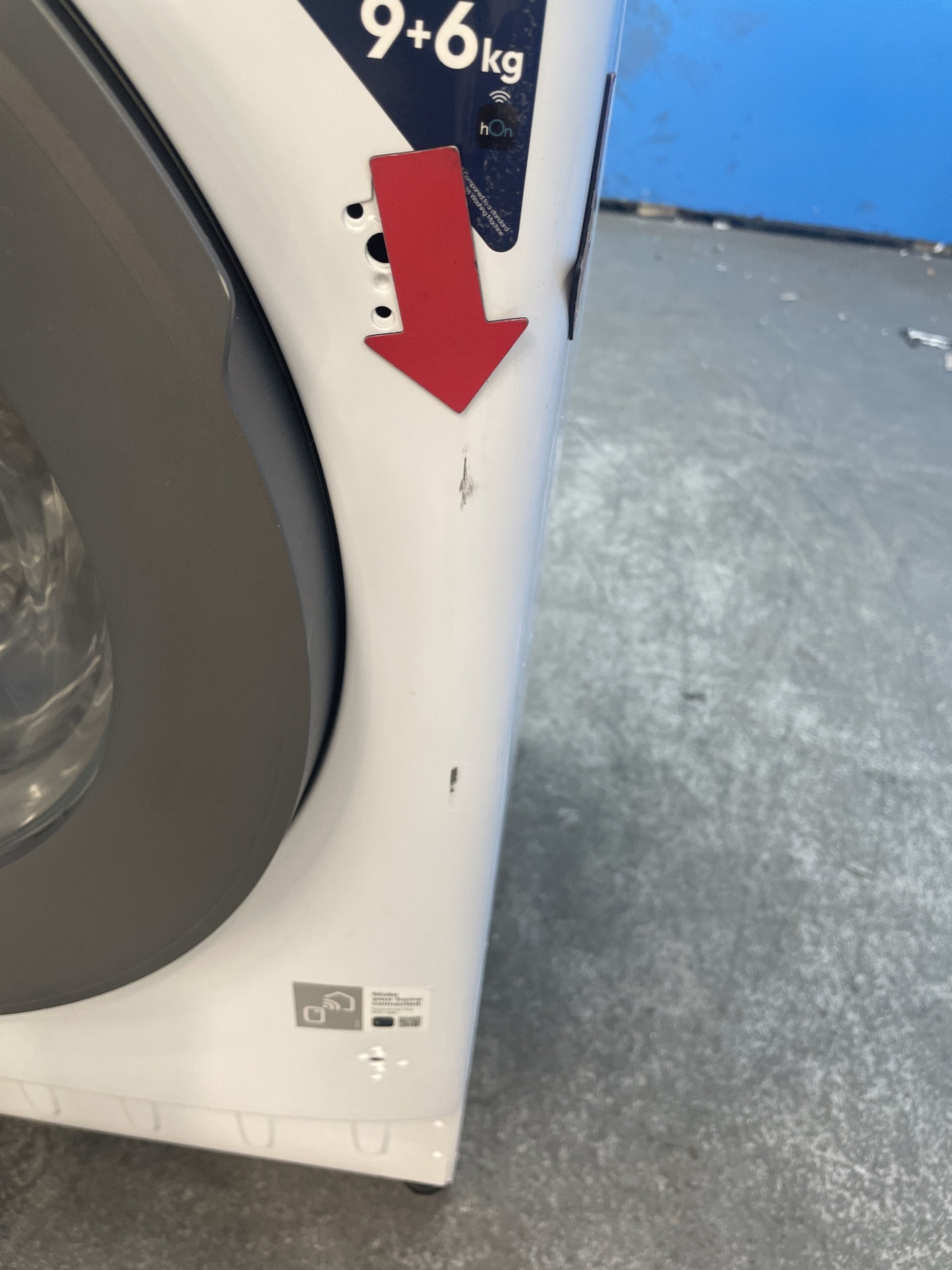 #GRC-159-195 - Hoover BH4S696M6DR9B-80 Built-in 9kg/6kg 1600rpm Washer Dryer