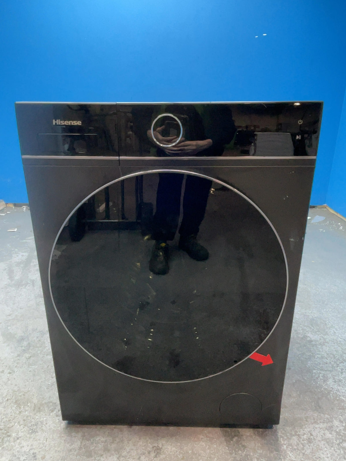 #GRC-136-560 - Hisense 12kg 1400rpm Washing Machine – Steam Wash, WiFi Connected, Black