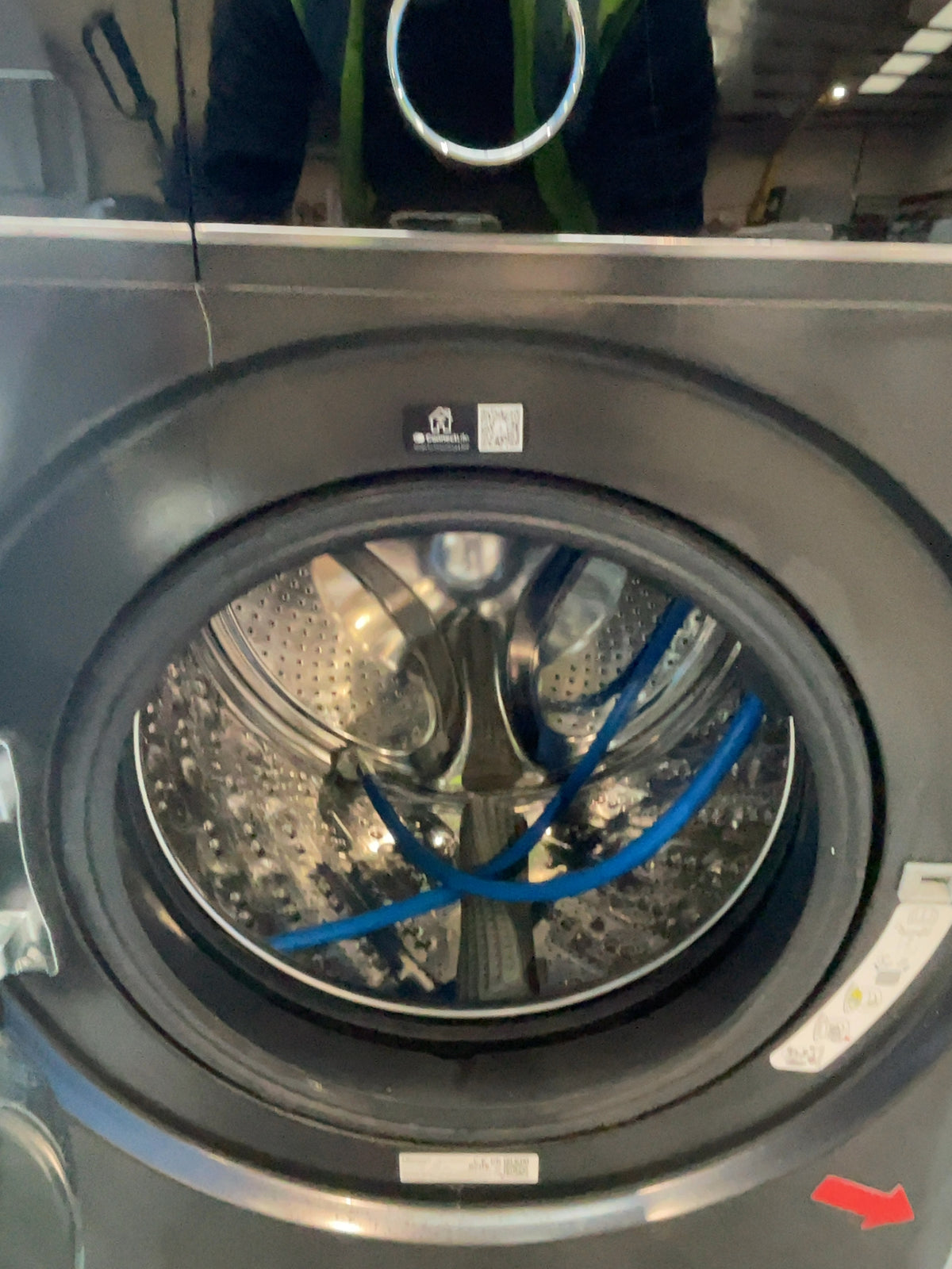 #GRC-136-560 - Hisense 12kg 1400rpm Washing Machine – Steam Wash, WiFi Connected, Black