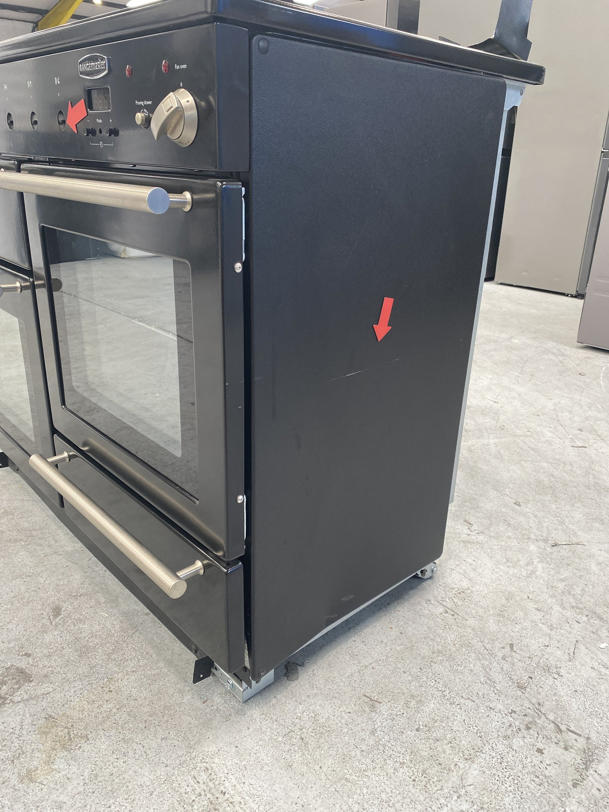 #GRC-153-308 - Rangemaster Longstock Deluxe 110cm Induction Range Cooker – 160L, Griddle