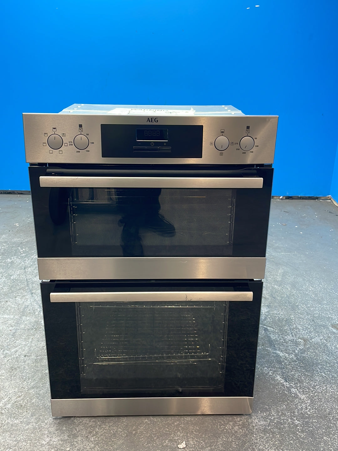 #GRC-156-024 - AEG 6000 SurroundCook 60cm Electric Double Oven – 108L Capacity, Self-Cleaning