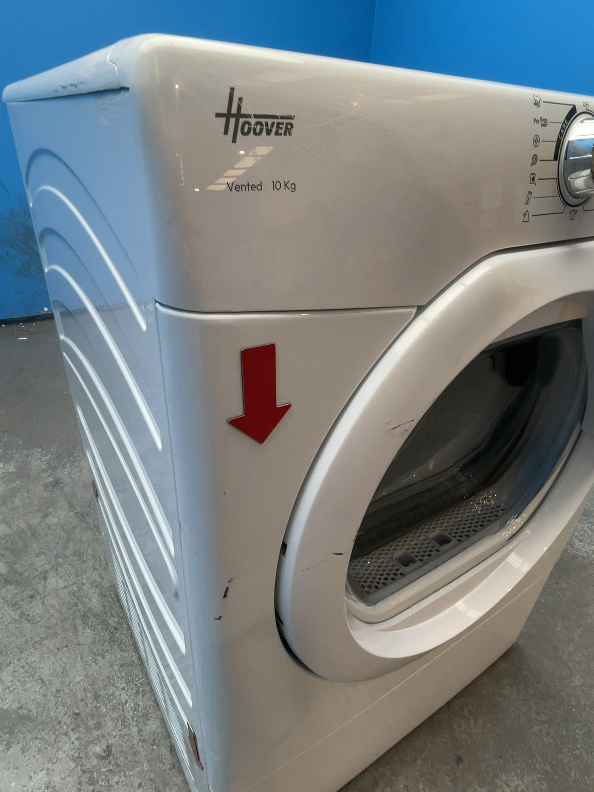 #GRC-156-155 - Hoover H-DRY 300 10kg Vented Tumble Dryer – WiFi Connected, White