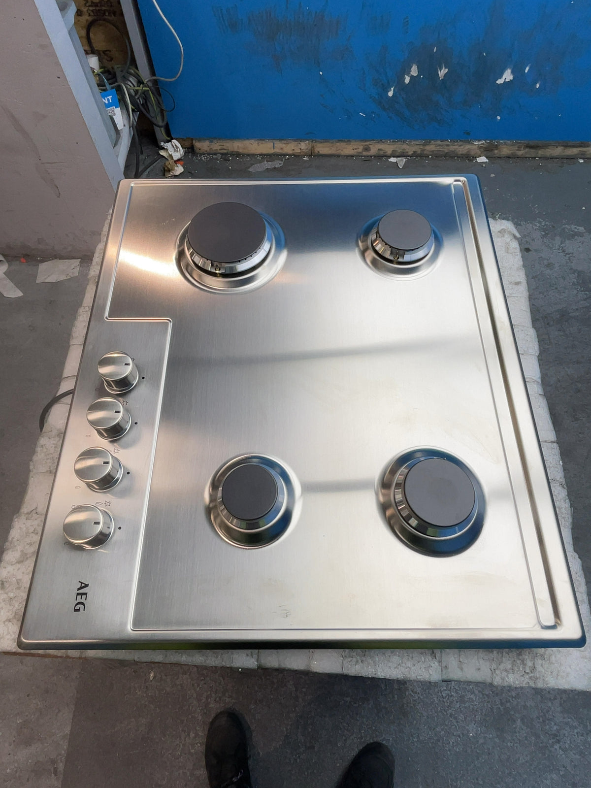 #GRC-158-248 - AEG 3000 Series 60cm Gas Hob – 4 Burners, Slimline Design, SpeedBurn Tech