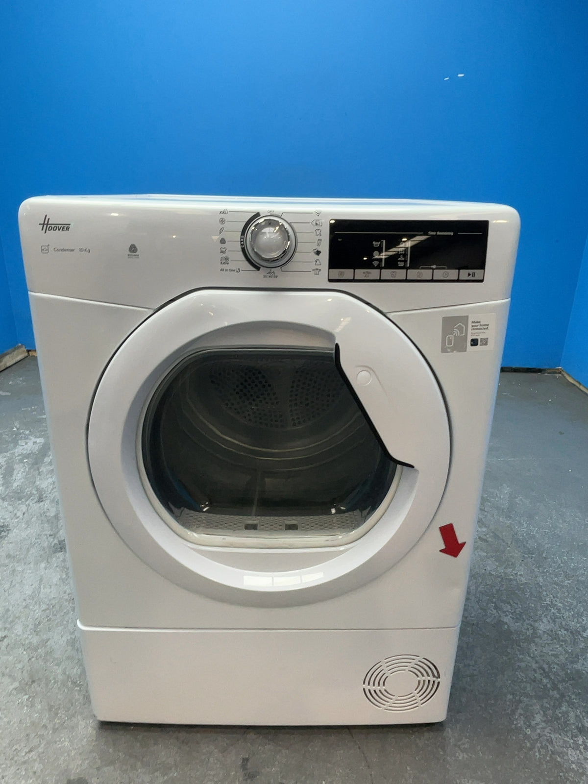 #GRC-158-515 - Hoover H-DRY 300 10kg Condenser Tumble Dryer – WiFi Connected, White