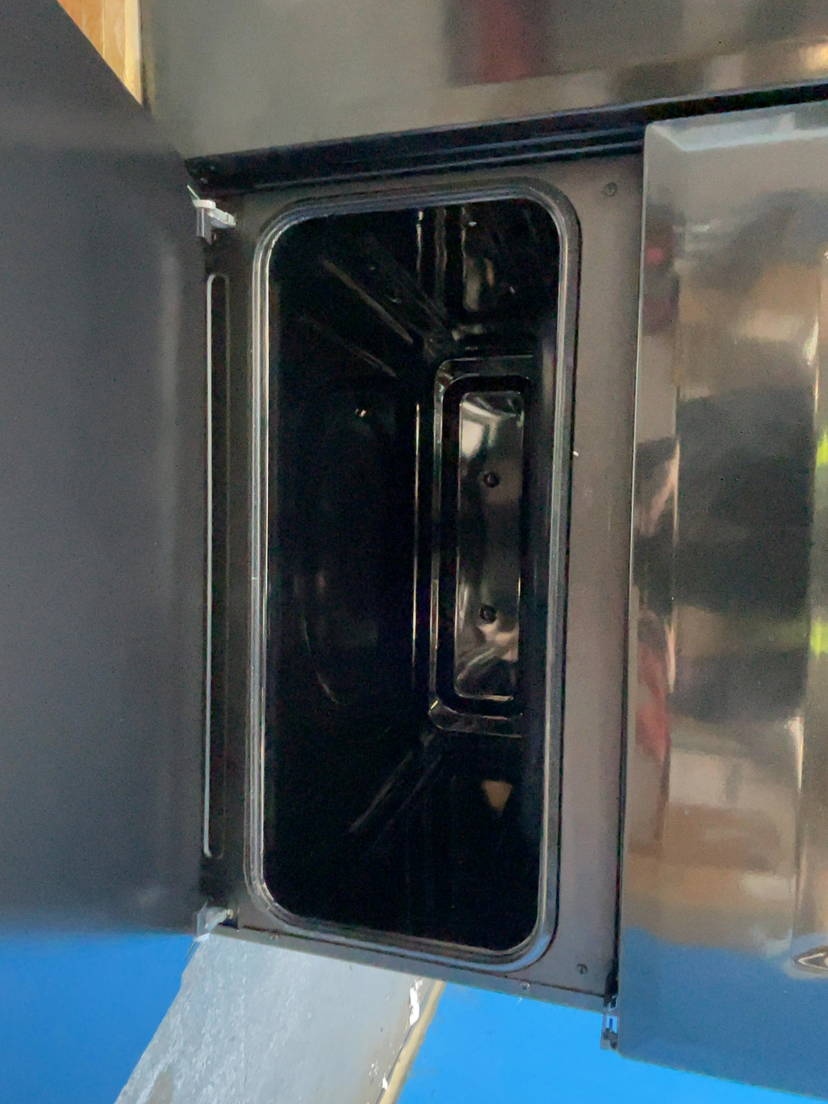 #GRC-159-449 - Belling Farmhouse 100cm Dual Fuel Range Cooker – 157L, AirFry, Black