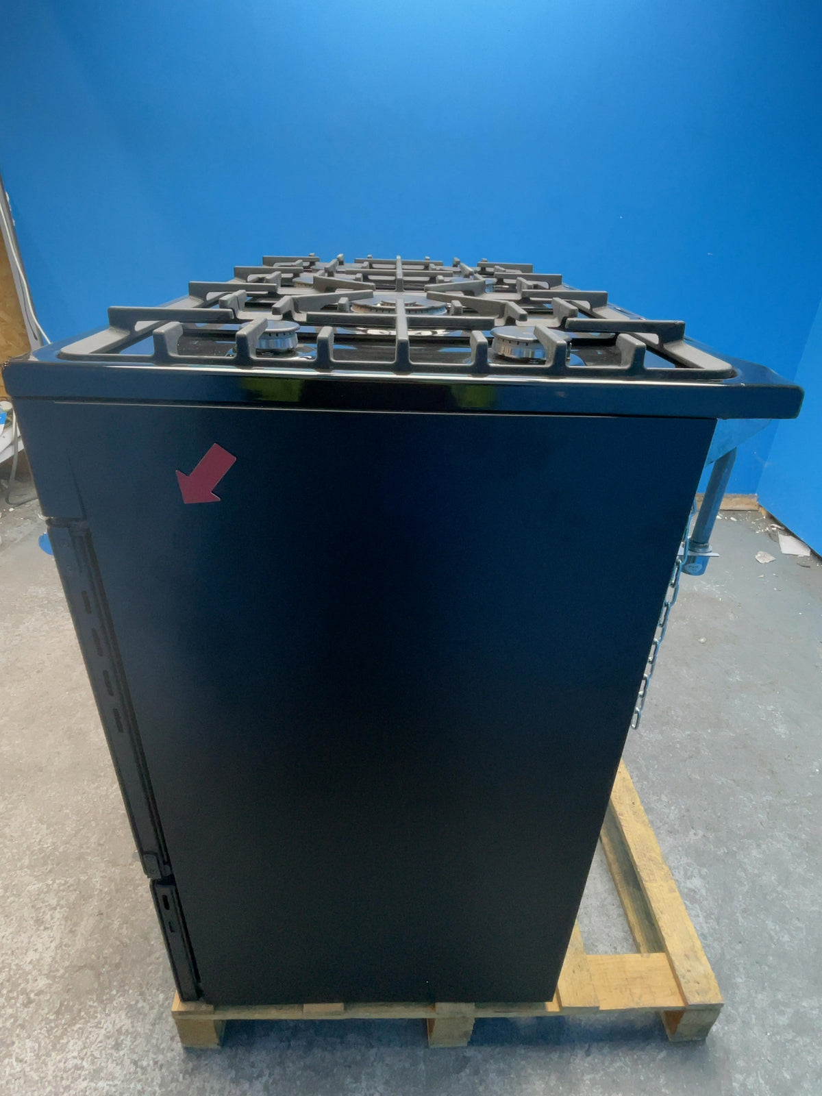 #GRC-159-449 - Belling Farmhouse 100cm Dual Fuel Range Cooker – 157L, AirFry, Black