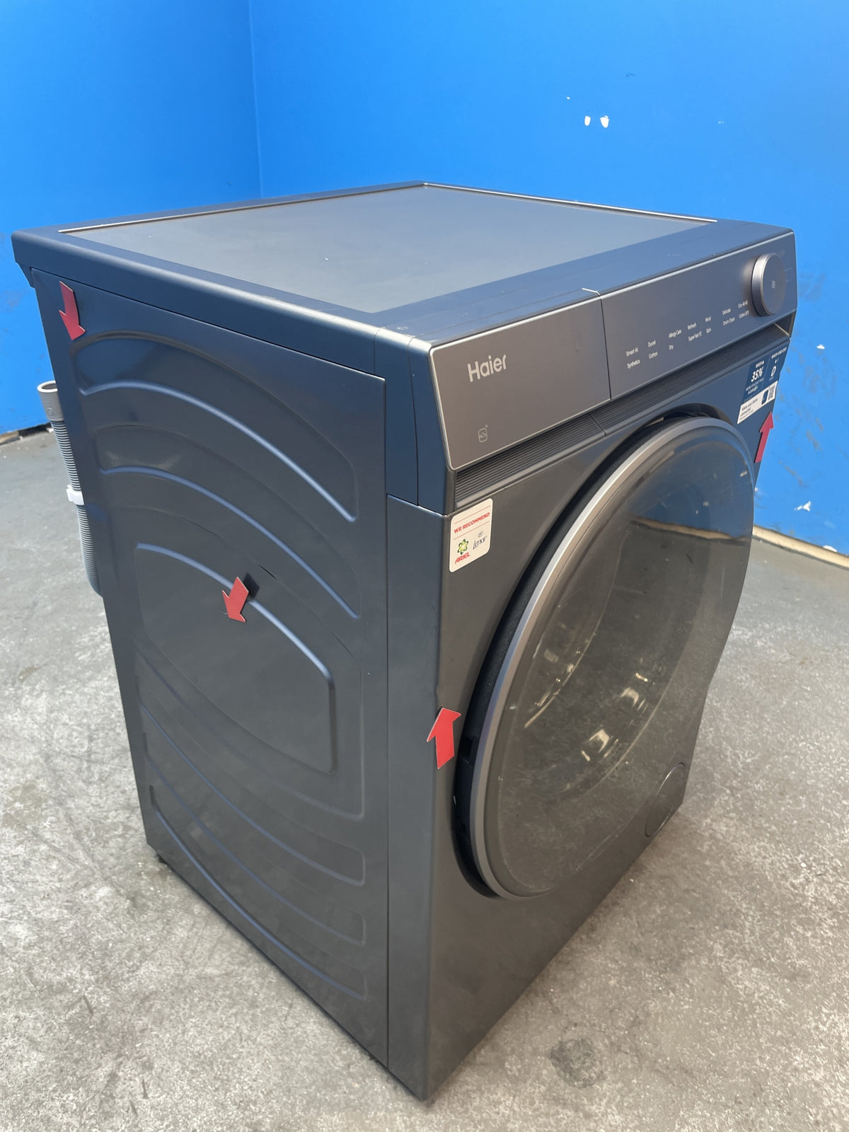 #GRC-159-887 - Haier X Series 7 Washer Dryer – 9kg Wash, 6kg Dry, 1400rpm, WiFi Connected, Grey