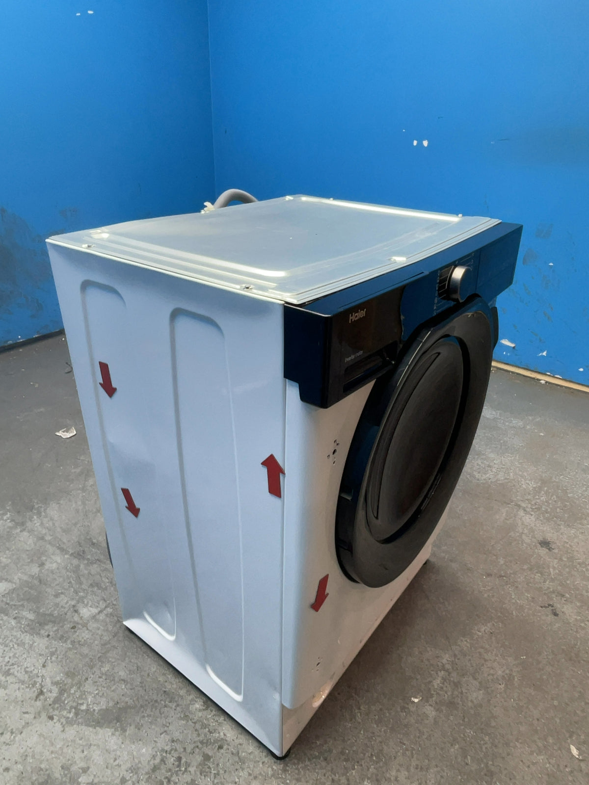 #GRC-161-644 - Haier 9kg 1600rpm Integrated Washing Machine – Instant Mix Technology, White