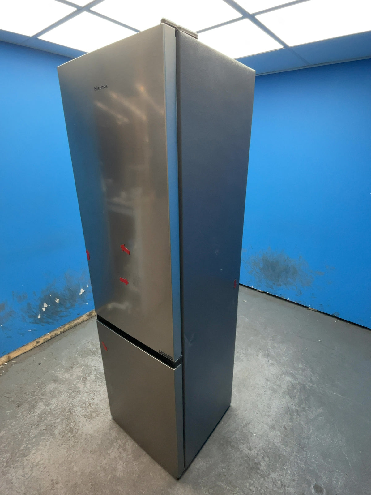 #GRC-161-872 - Hisense 60cm Fridge Freezer – 336L Total Capacity, Total No Frost, Inverter Motor, Inox