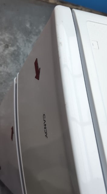 #GRC-162-810 - Candy 48cm Fridge Freezer – 117L, White, Manual Defrost