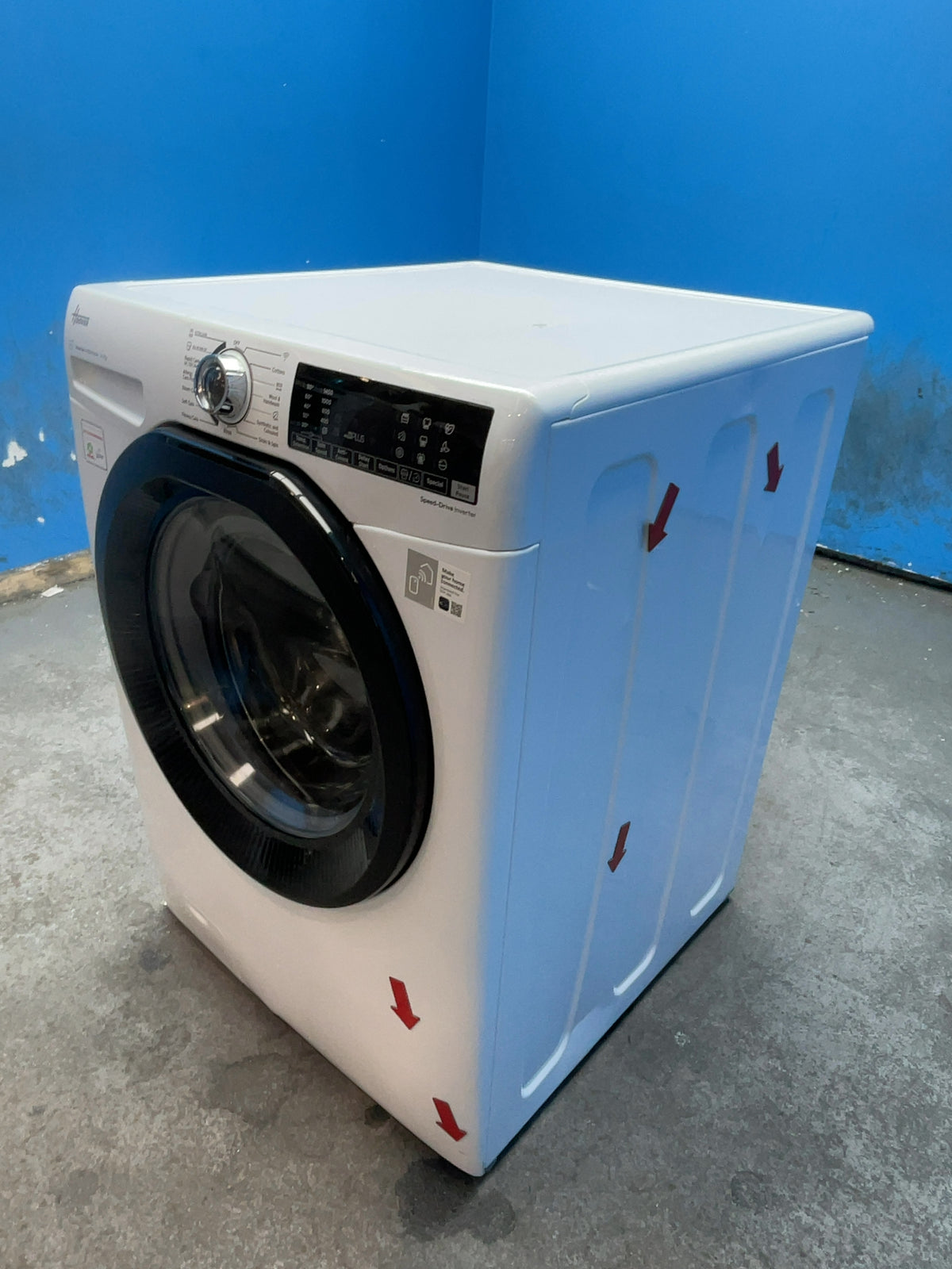 #GRC-162-903 - Hoover H-WASH 350 14kg 1400rpm Washing Machine – Quick Wash, White