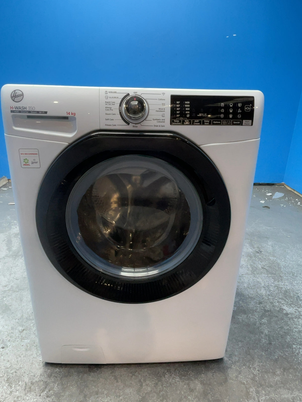 #GRC-162-930 - Hoover H-WASH 350 14kg 1400rpm Washing Machine – Quick Wash, White