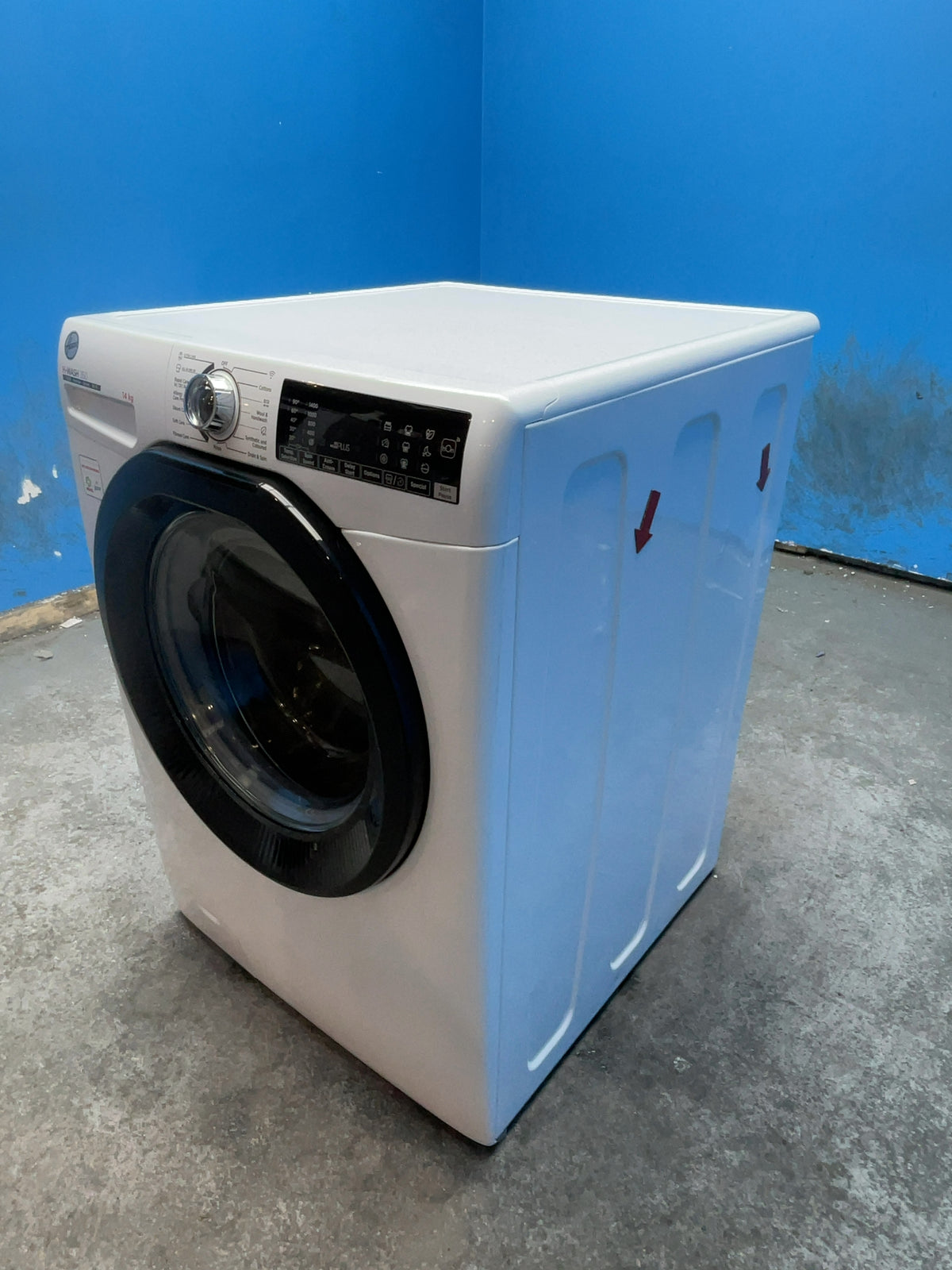 #GRC-162-930 - Hoover H-WASH 350 14kg 1400rpm Washing Machine – Quick Wash, White
