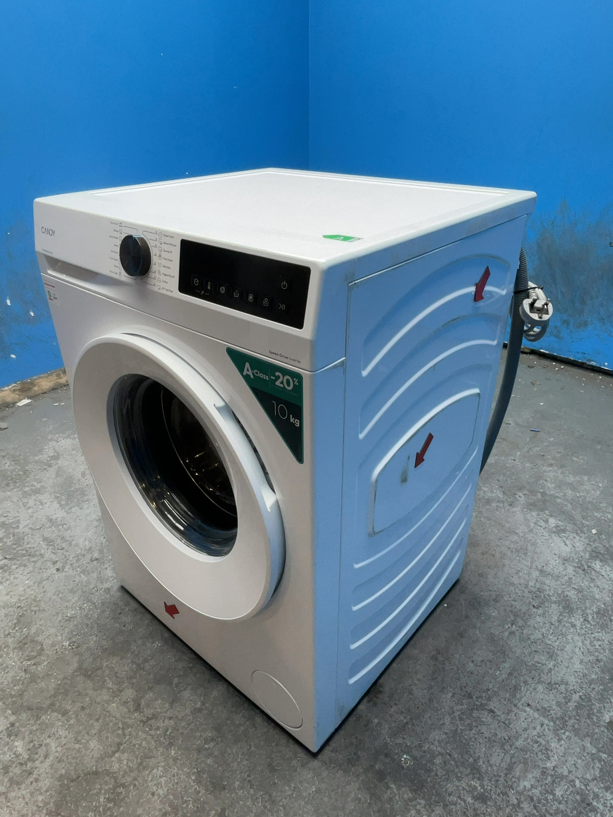 #GRC-162-953 - Candy Quick Pro 10kg 1400rpm Washing Machine – Quick Wash, Smart Spray, White