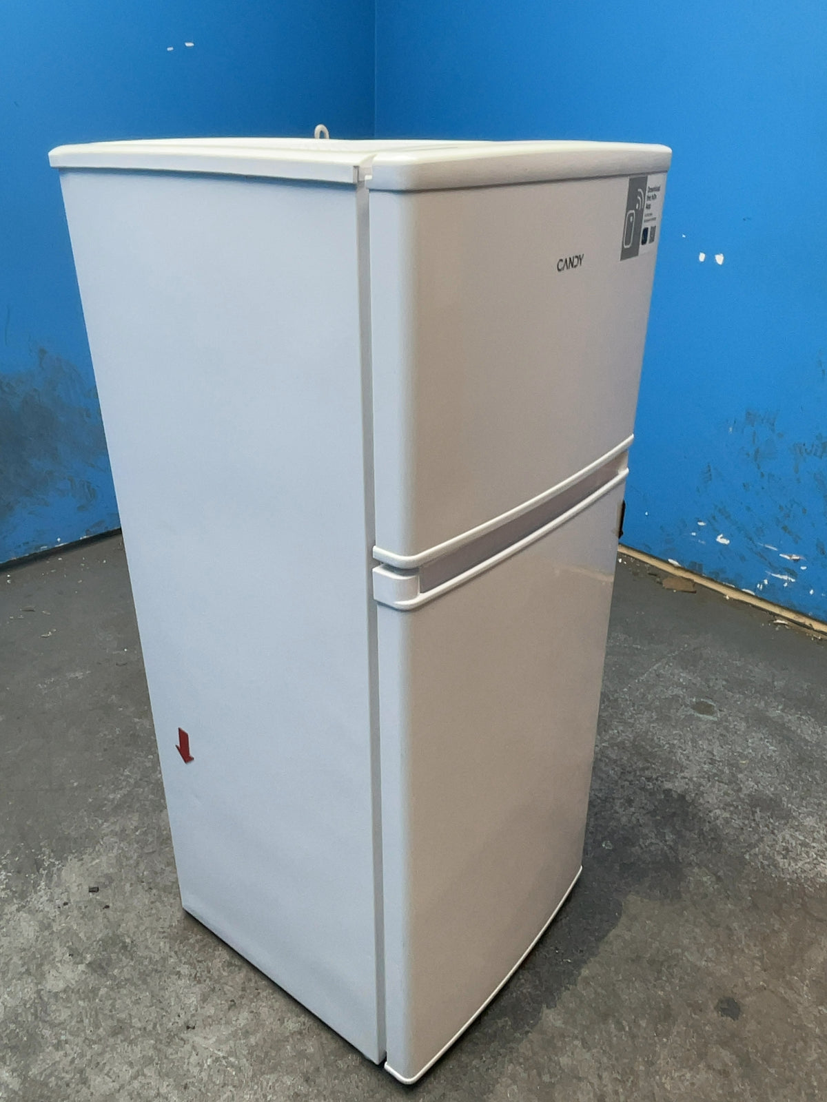 #GRC-162-959 - Candy 48cm Fridge Freezer – 117L, White, Manual Defrost