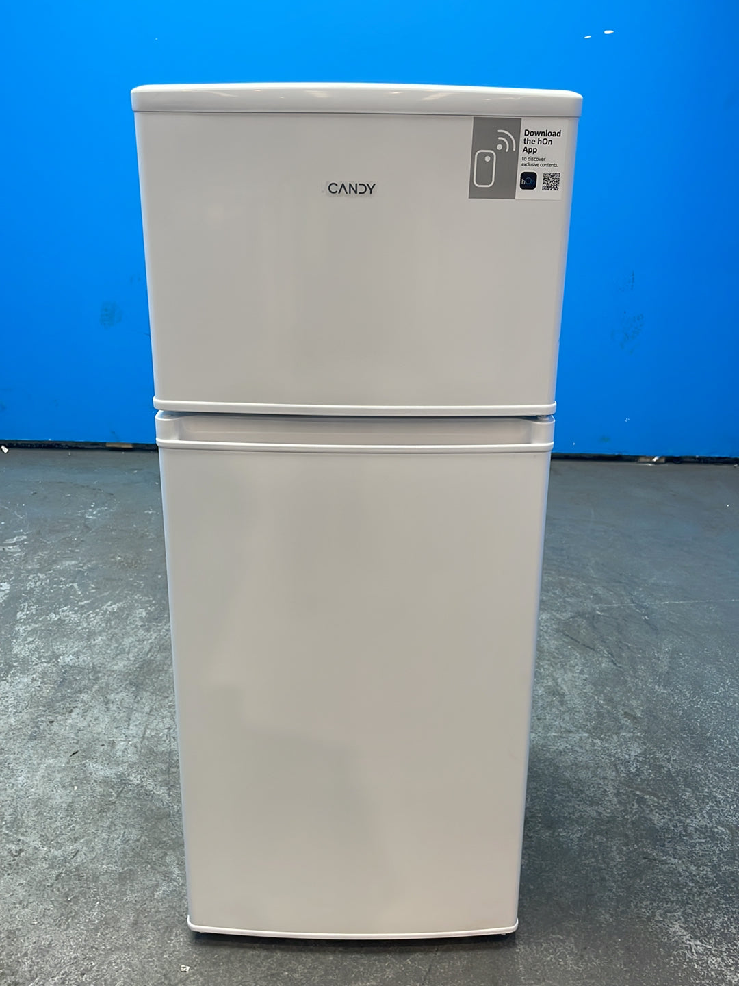 #GRC-163-012 - Candy 48cm Fridge Freezer – 117L, White, Manual Defrost