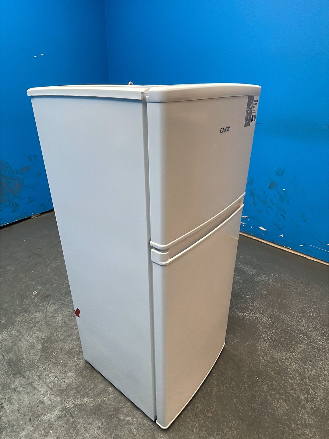 #GRC-163-012 - Candy 48cm Fridge Freezer – 117L, White, Manual Defrost