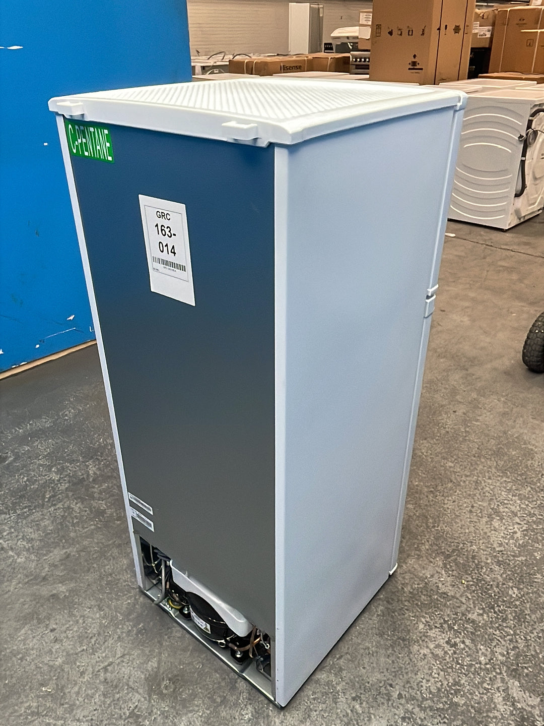 #GRC-163-014 - Candy 48cm Fridge Freezer – 117L, White, Manual Defrost