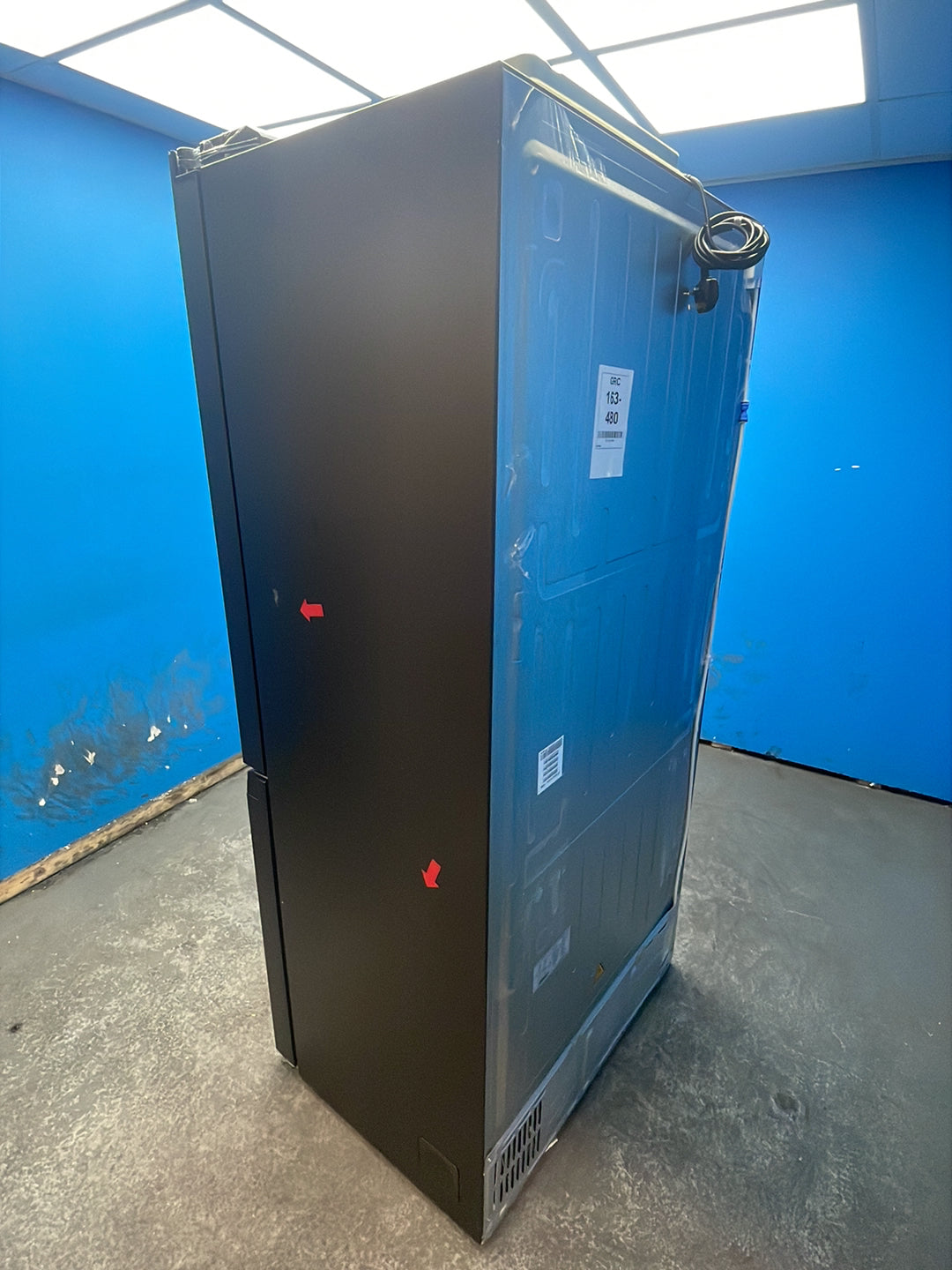 #GRC-163-480 - Haier French 4 Door Fridge Freezer – 528L, Black, Total No Frost