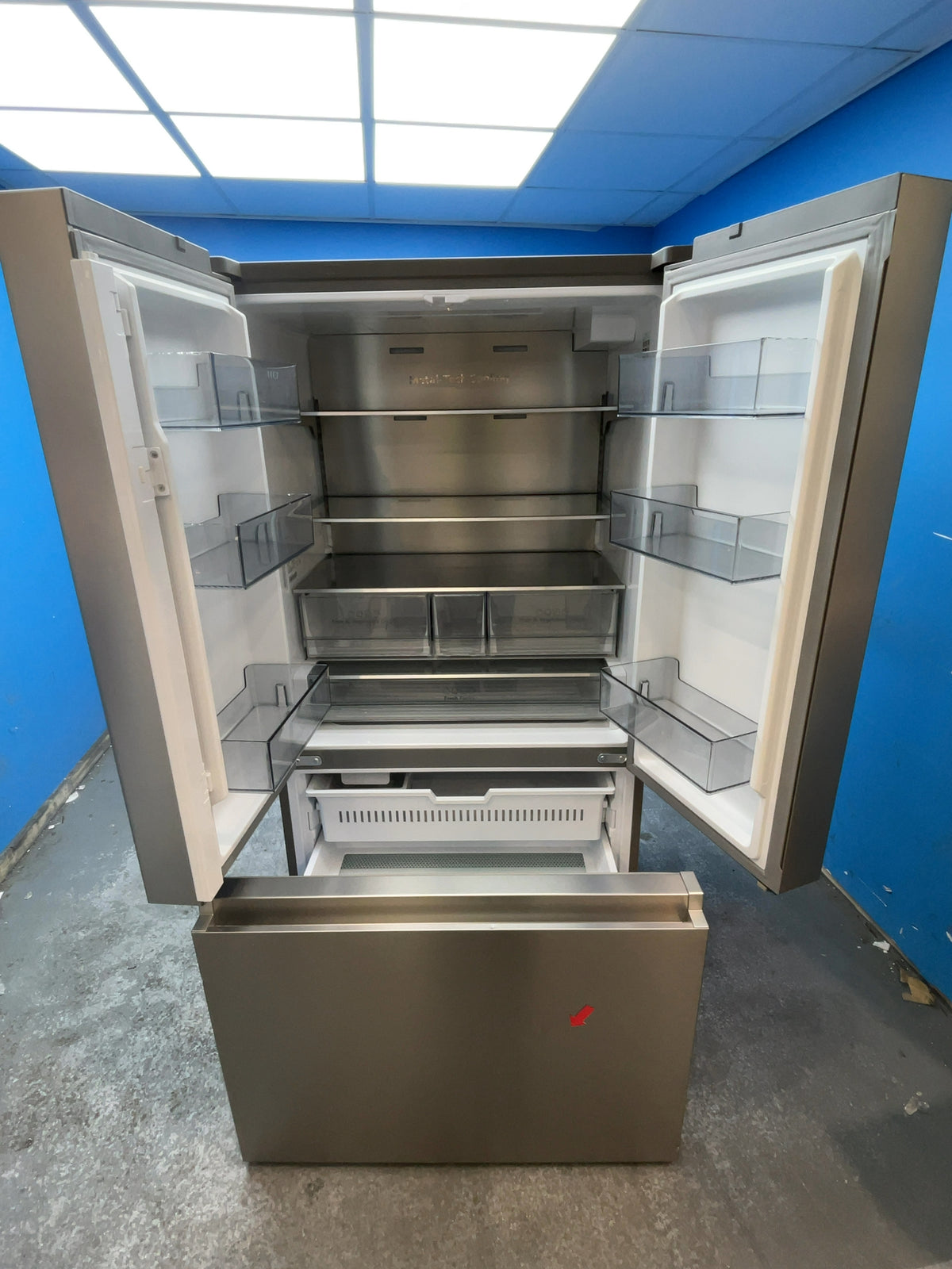#GRC-163-512 - Hisense 91.4cm French Door Fridge Freezer – 634L, Stainless Steel