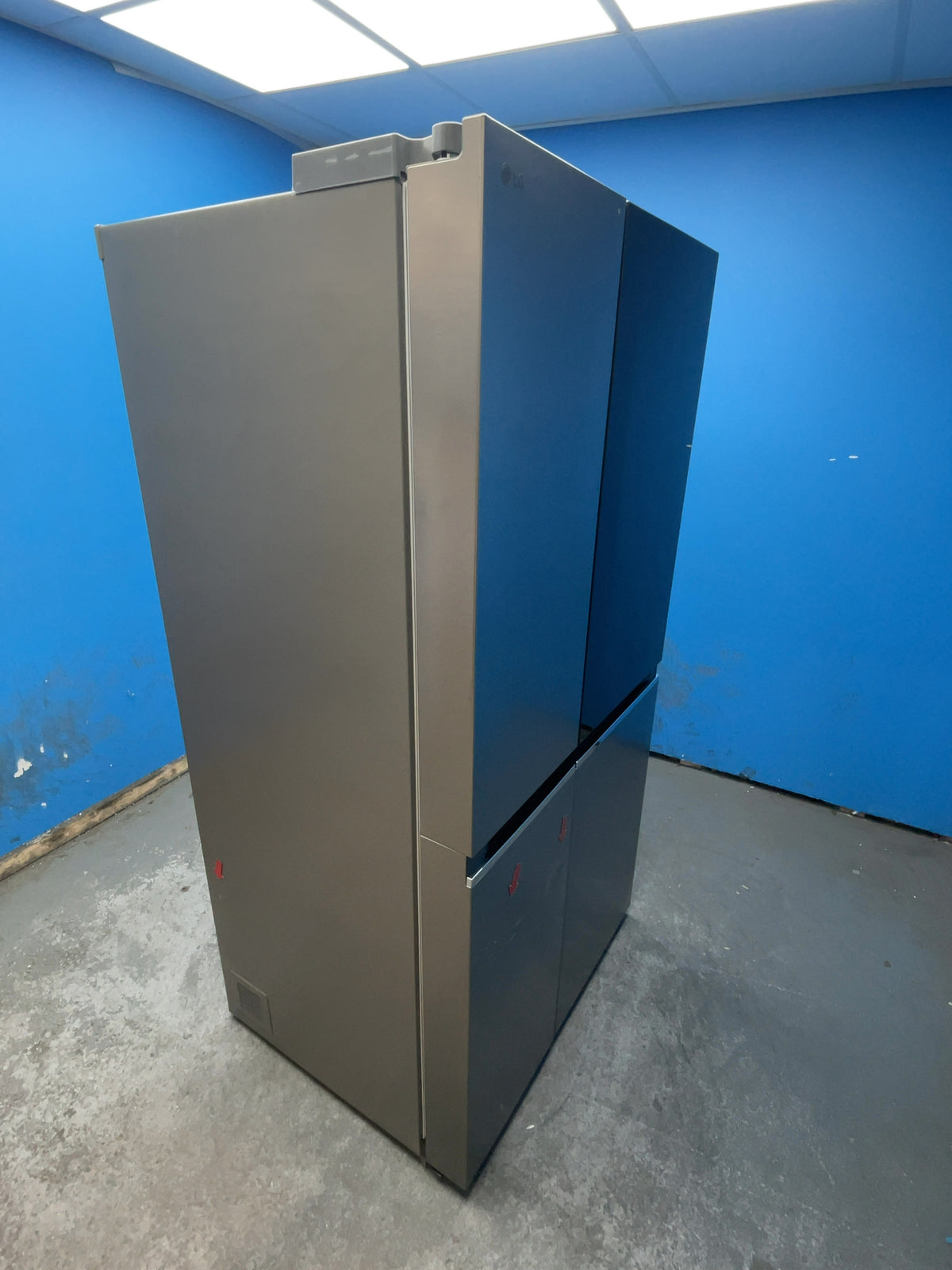 #GRC-163-583 - LG American Style Fridge Freezer – 655L, Prime Silver, Total No Frost