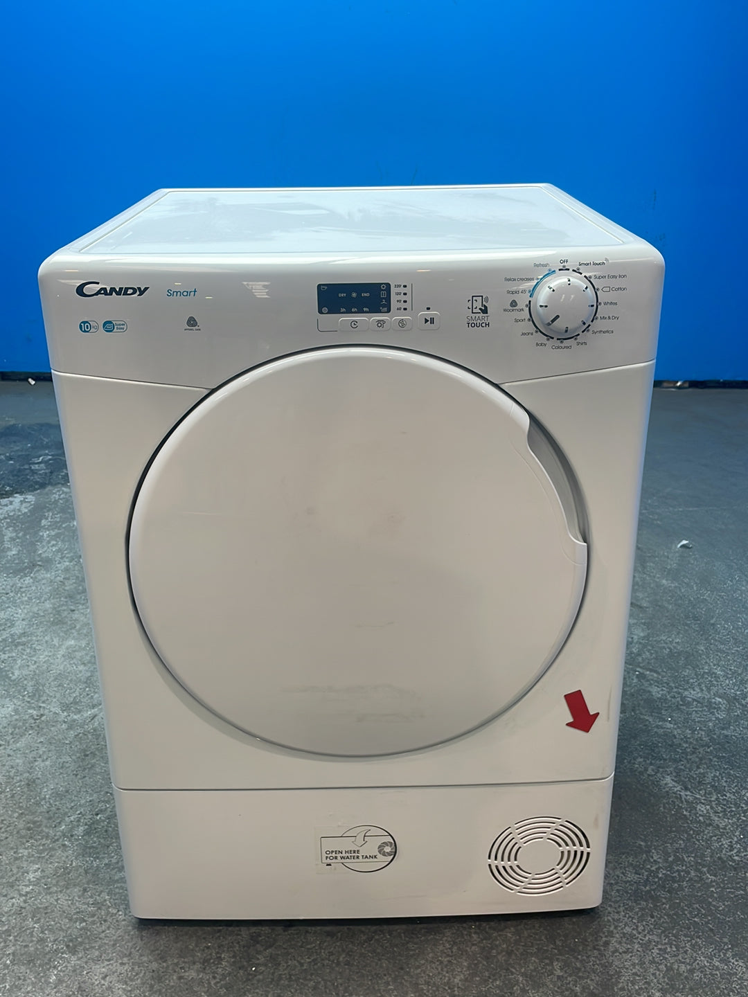 #GRC-163-666 - Candy 10kg Condenser Tumble Dryer – NFC Connectivity, White, B Energy Rating