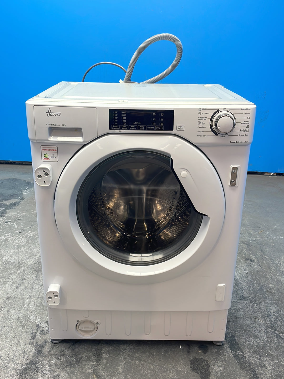 #GRC-163-772 - Hoover H-WASH 300 8kg 1400rpm Integrated Washing Machine – KG Mode Sensor, White