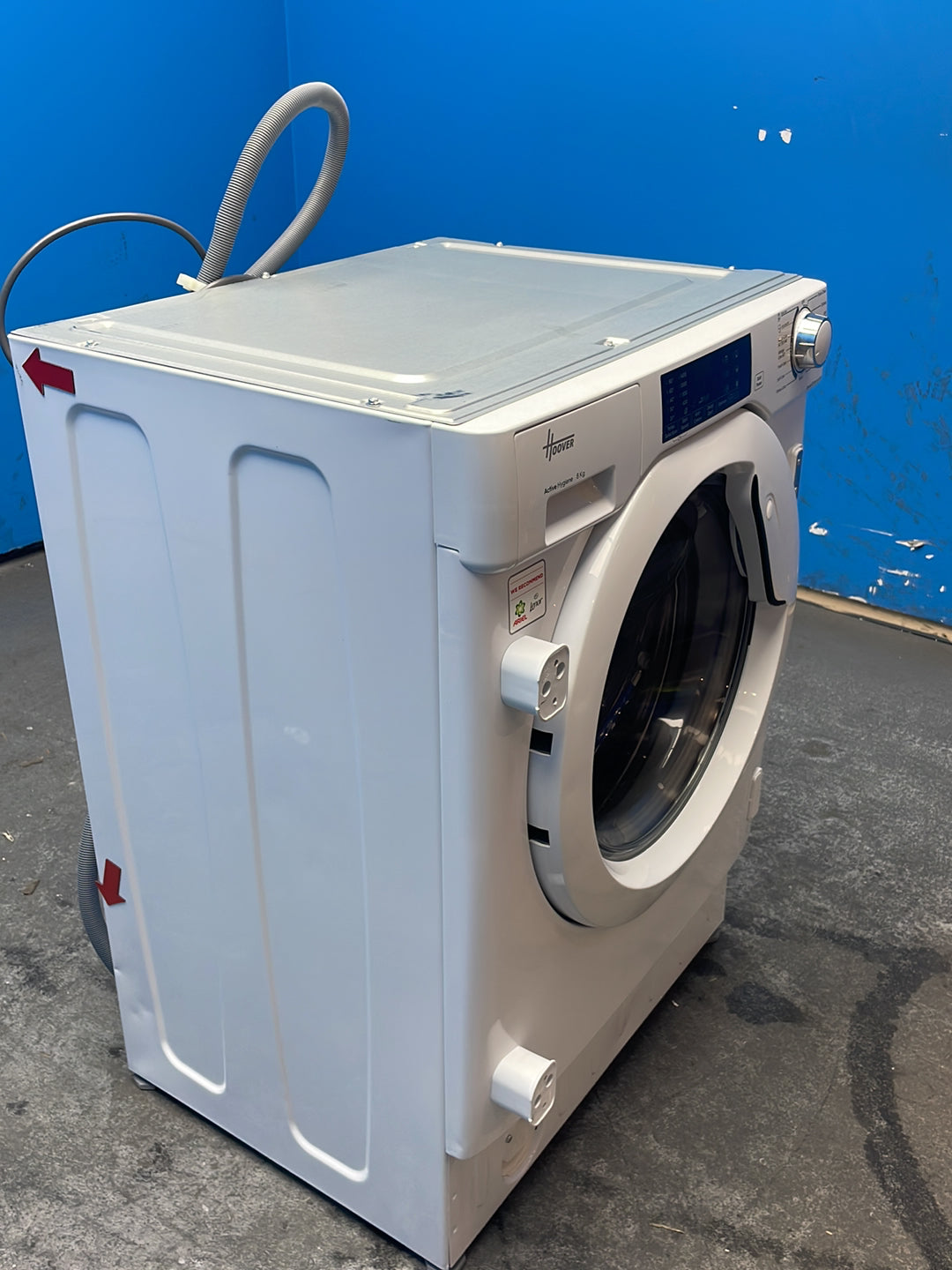 #GRC-163-772 - Hoover H-WASH 300 8kg 1400rpm Integrated Washing Machine – KG Mode Sensor, White