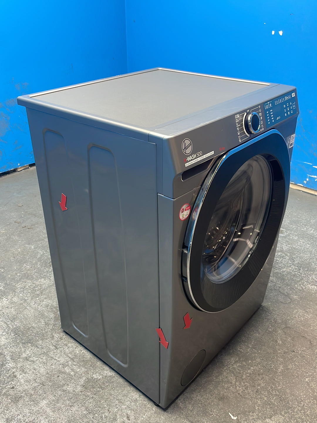 #GRC-163-800 - Hoover 10kg 1400rpm Washing Machine – Eco-Power Inverter Motor, Anthracite