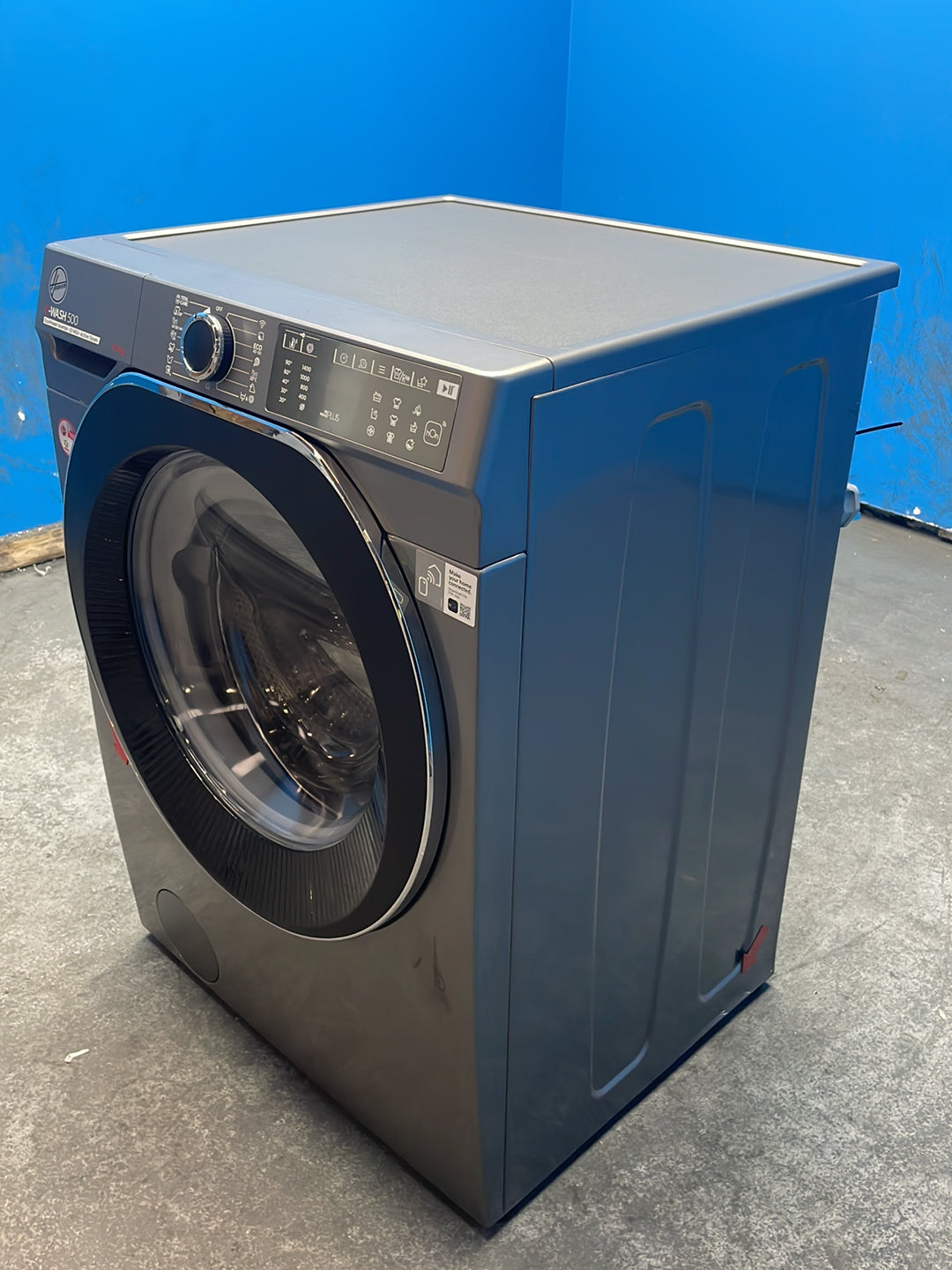 #GRC-163-800 - Hoover 10kg 1400rpm Washing Machine – Eco-Power Inverter Motor, Anthracite