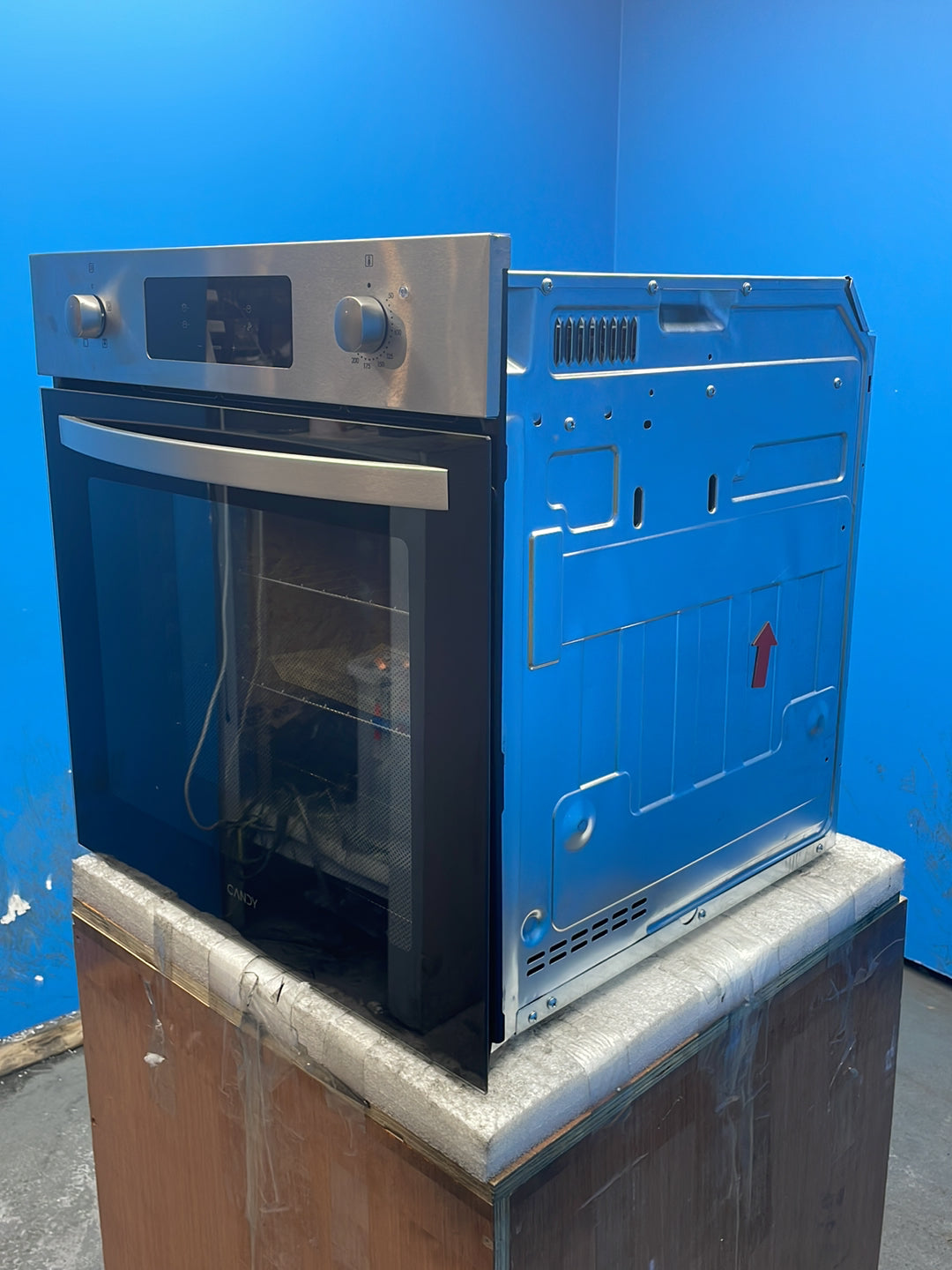 #GRC-163-821 - Candy 60cm Electric Single Oven – 65L Capacity, Self-Cleaning, Silver